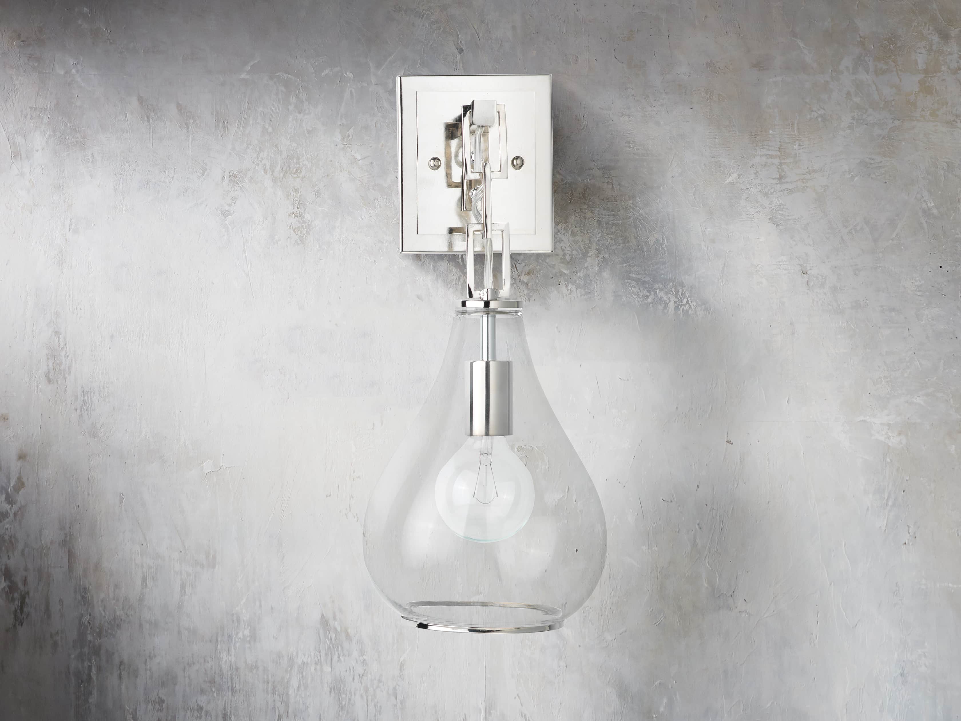 Lowell Sconce in Nickel, slide 4 of 6