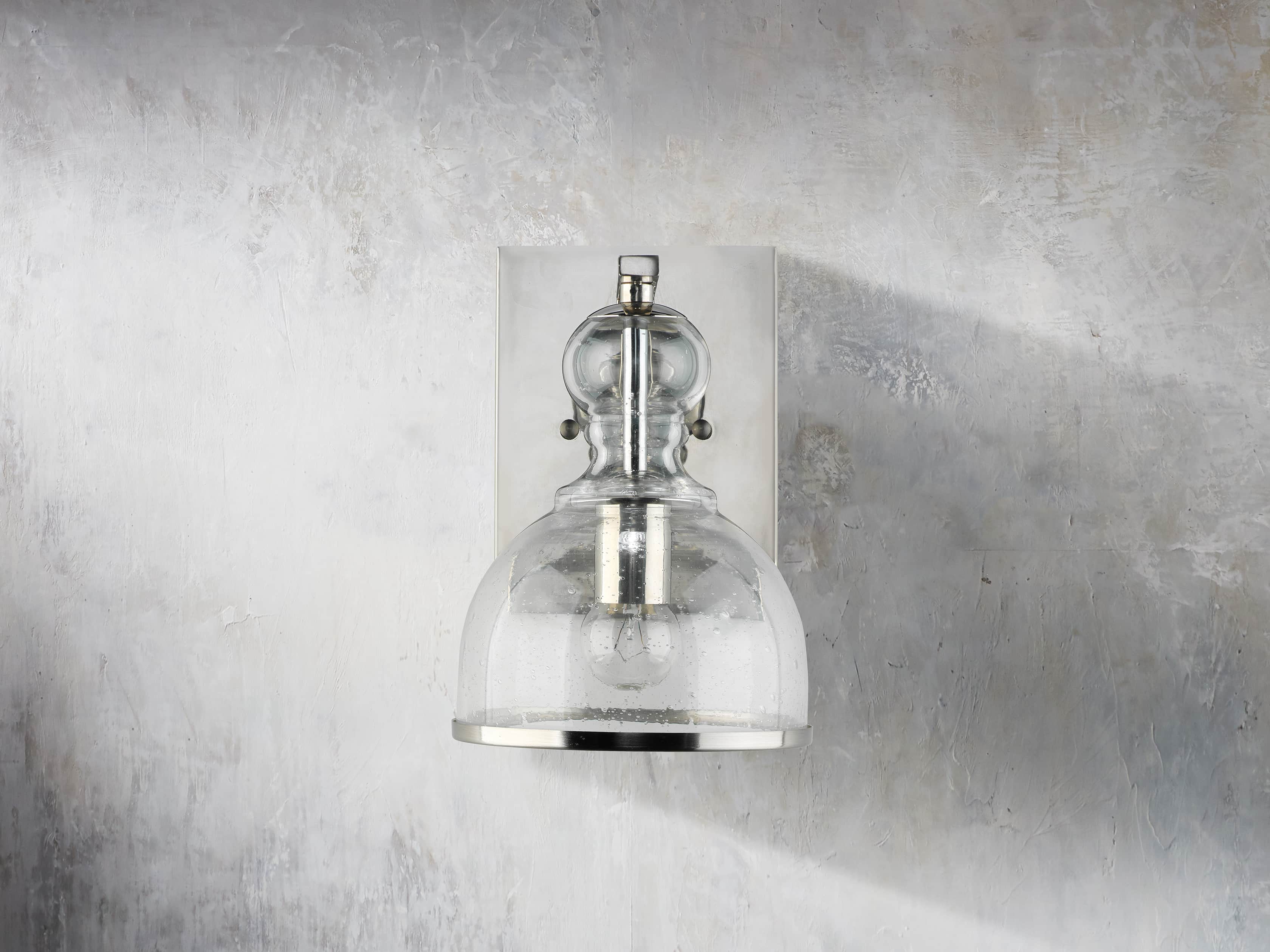 Safford Nickel Small Sconce, slide 4 of 6