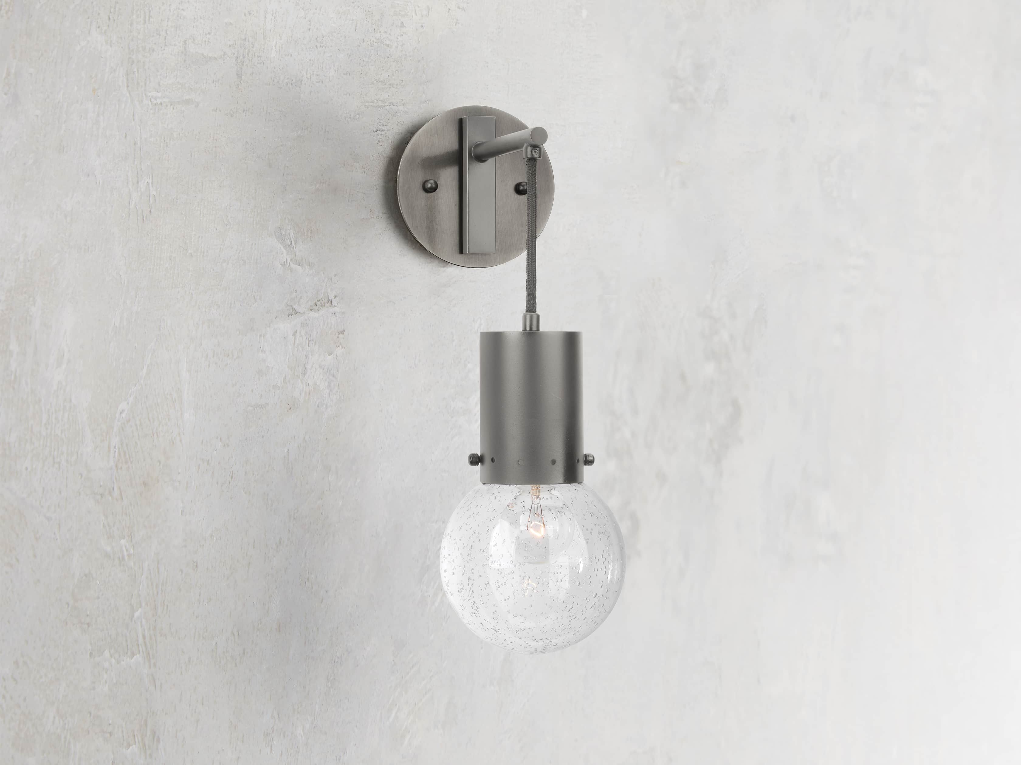 Talus Sconce in Gunmetal, slide 1 of 3