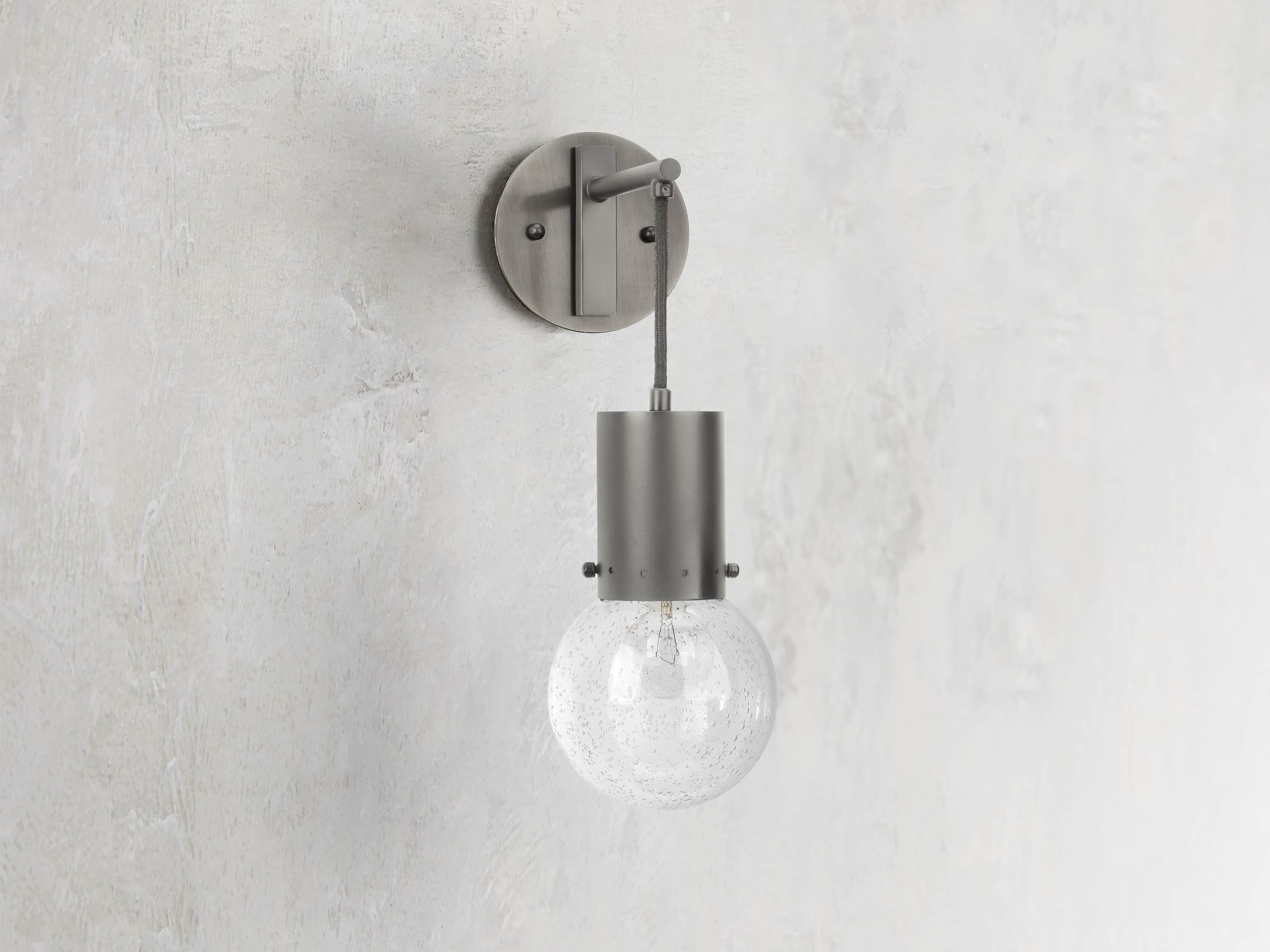 Talus Sconce in Gunmetal, slide 2 of 3
