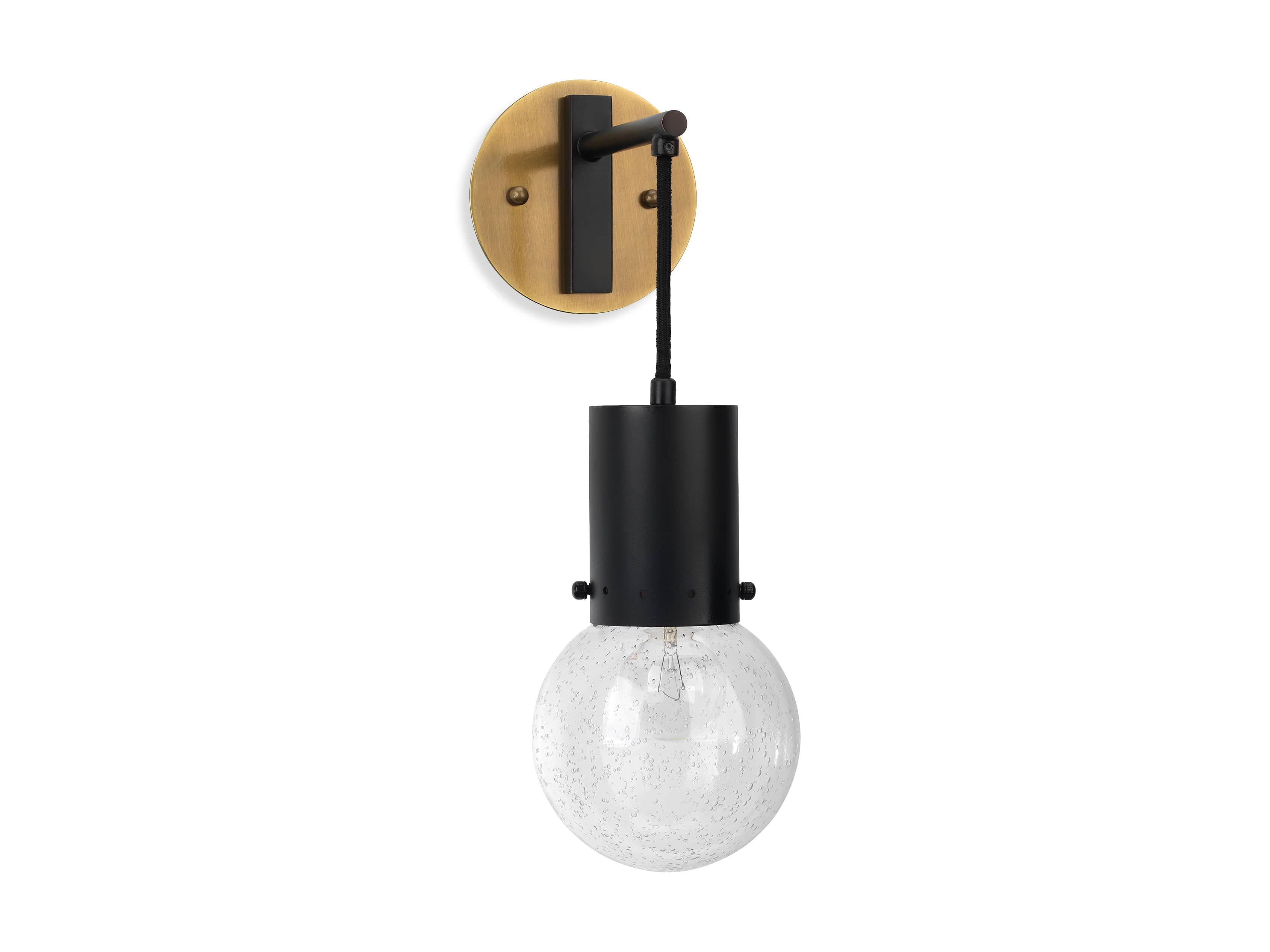Talus Sconce in Oiled Bronze, slide 3 of 3