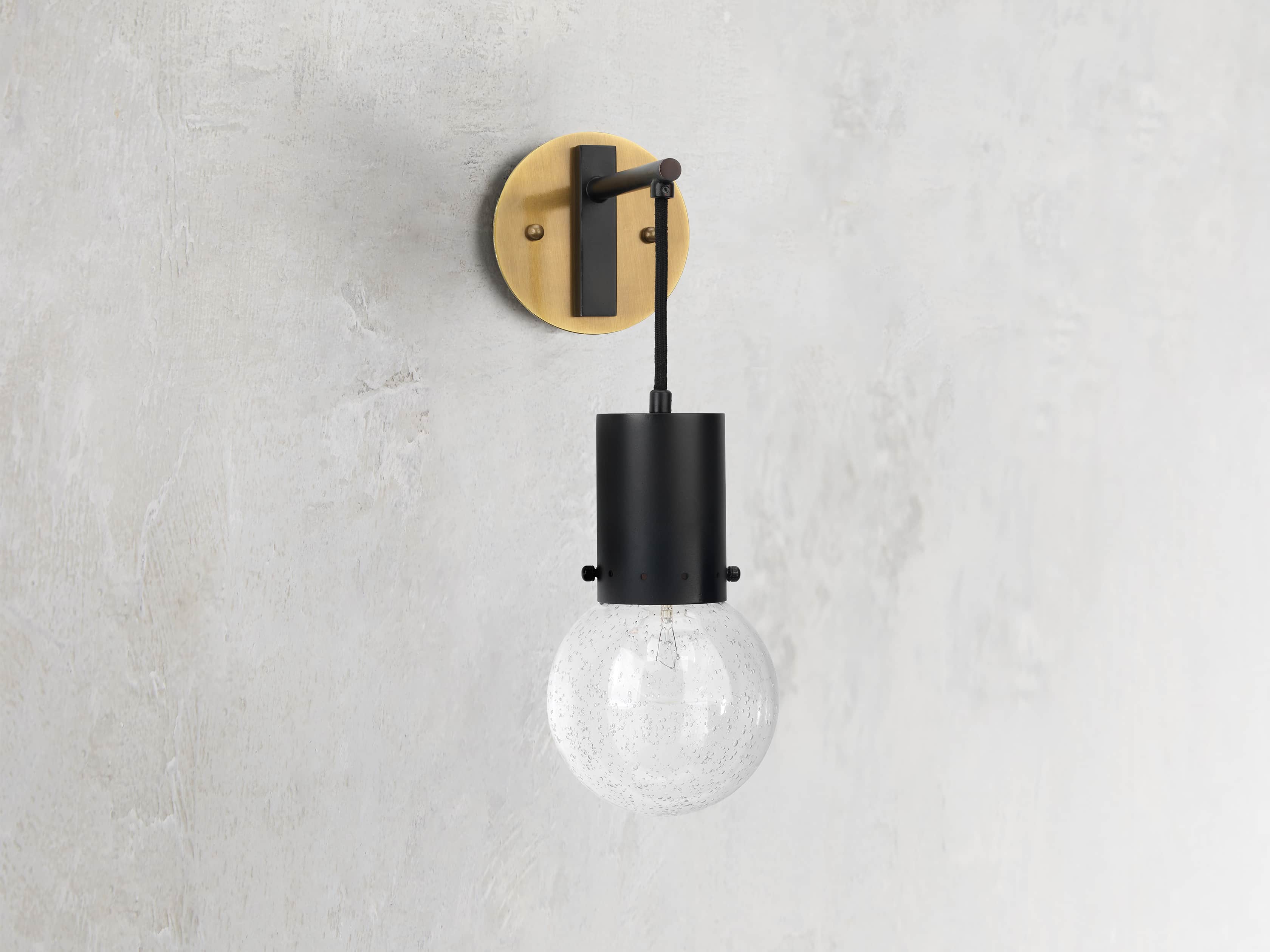 Talus Sconce in Oiled Bronze, slide 2 of 3