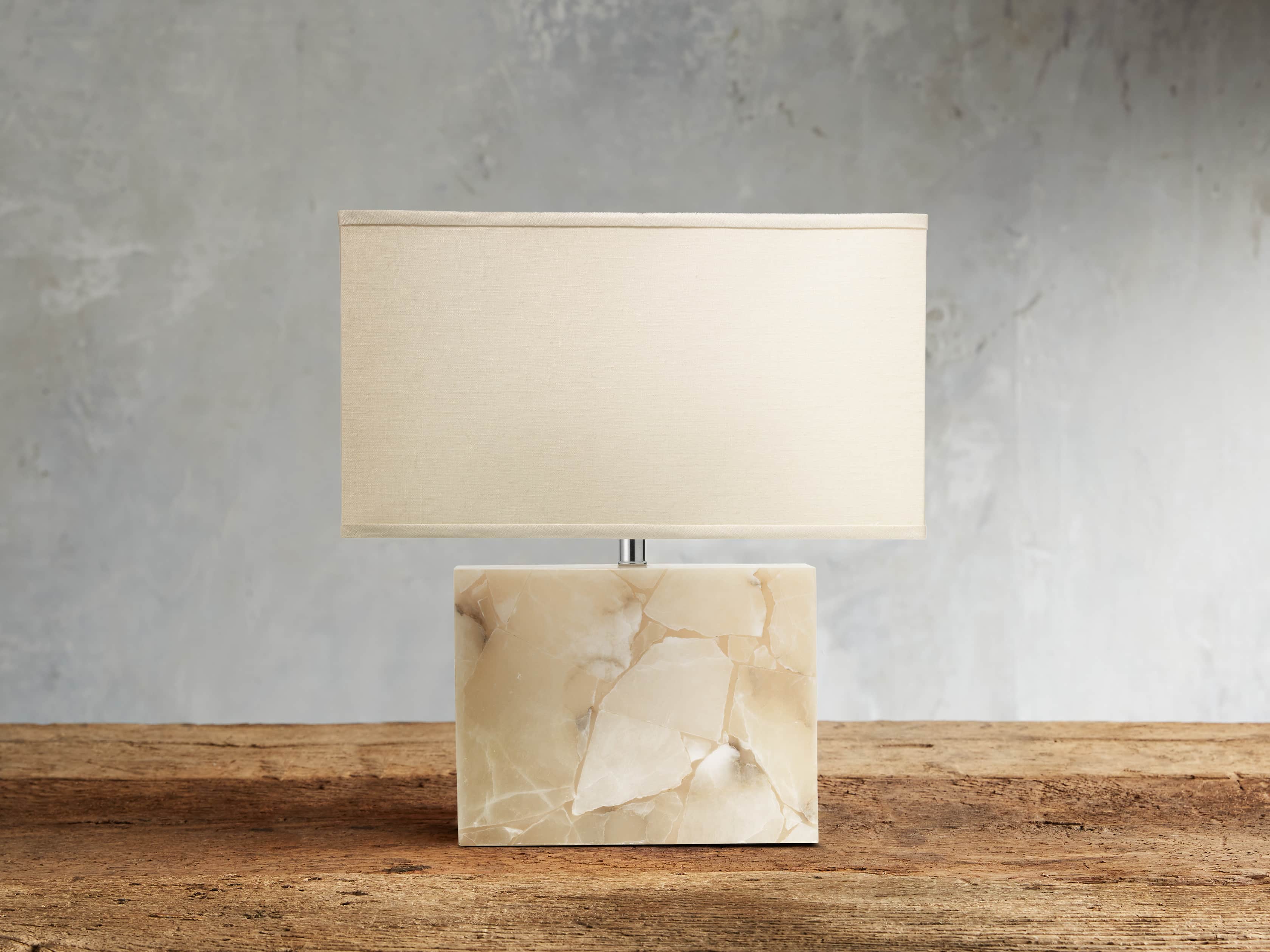 Alabaster Table Lamp, slide 1 of 2