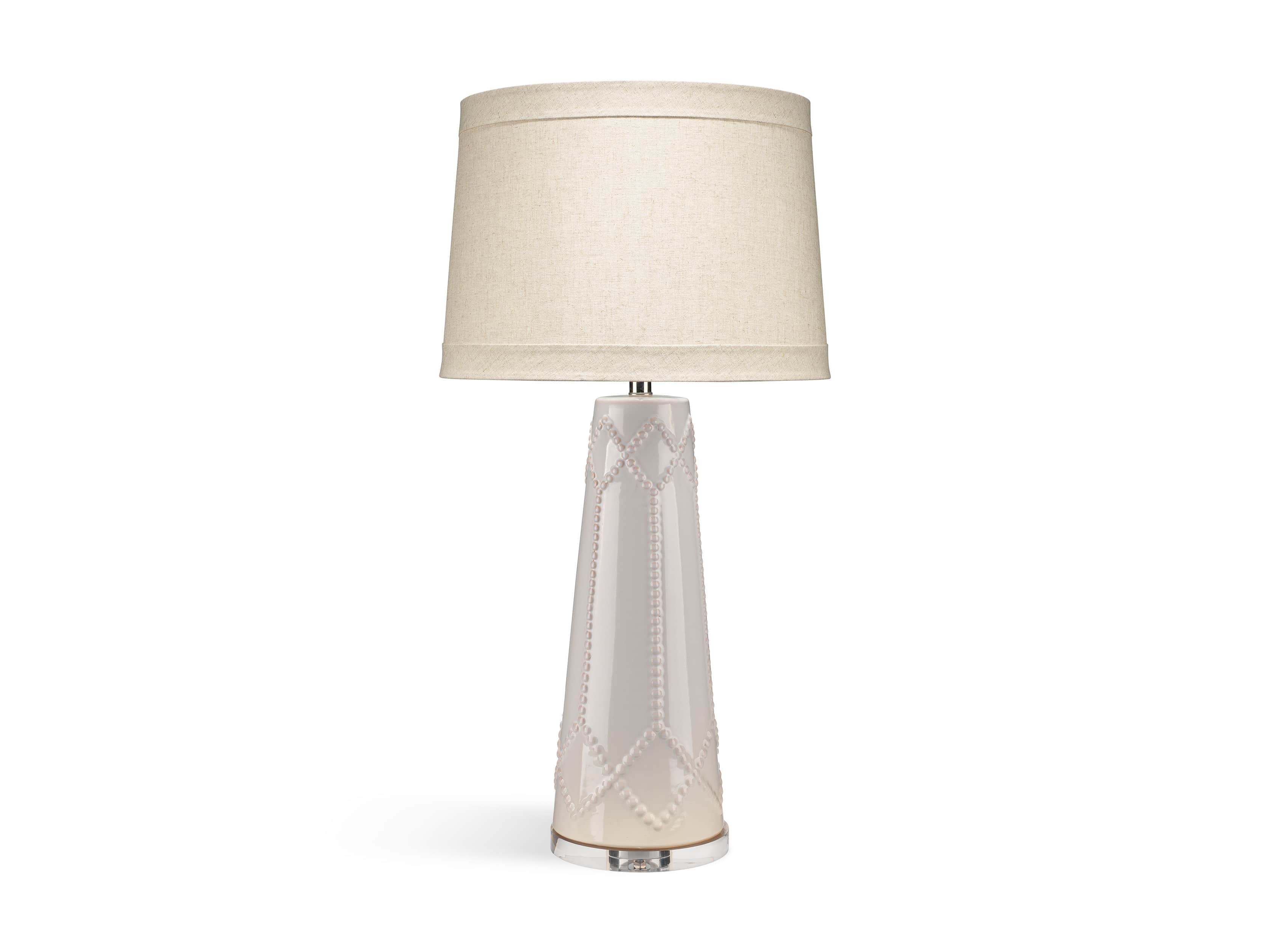 Jordiana Table Lamp in Ivory, slide 2 of 2