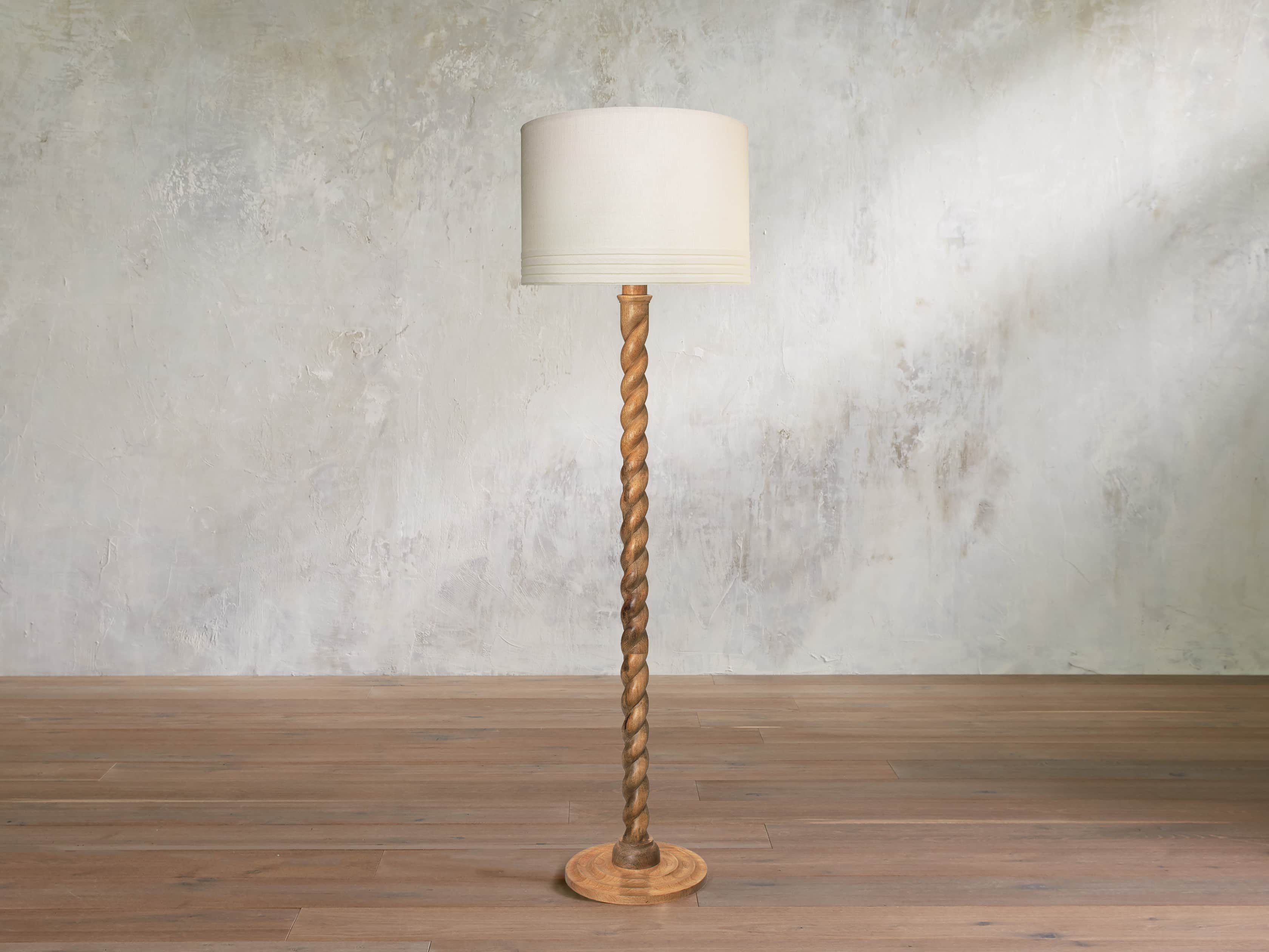 Alesch Natural Floor Lamp, slide 1 of 2