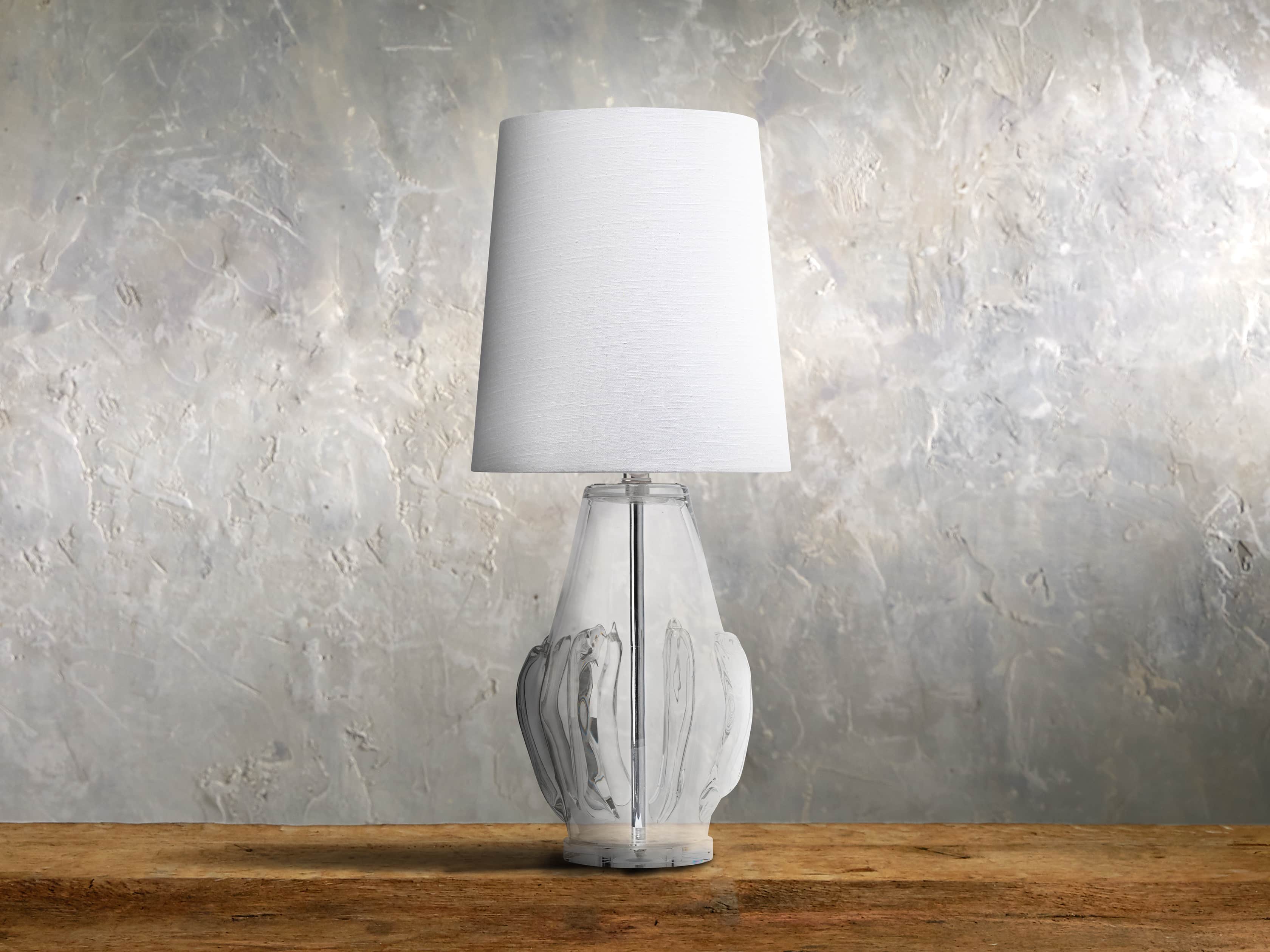 Sopheary Glass Table Lamp in Clear, slide 1 of 1