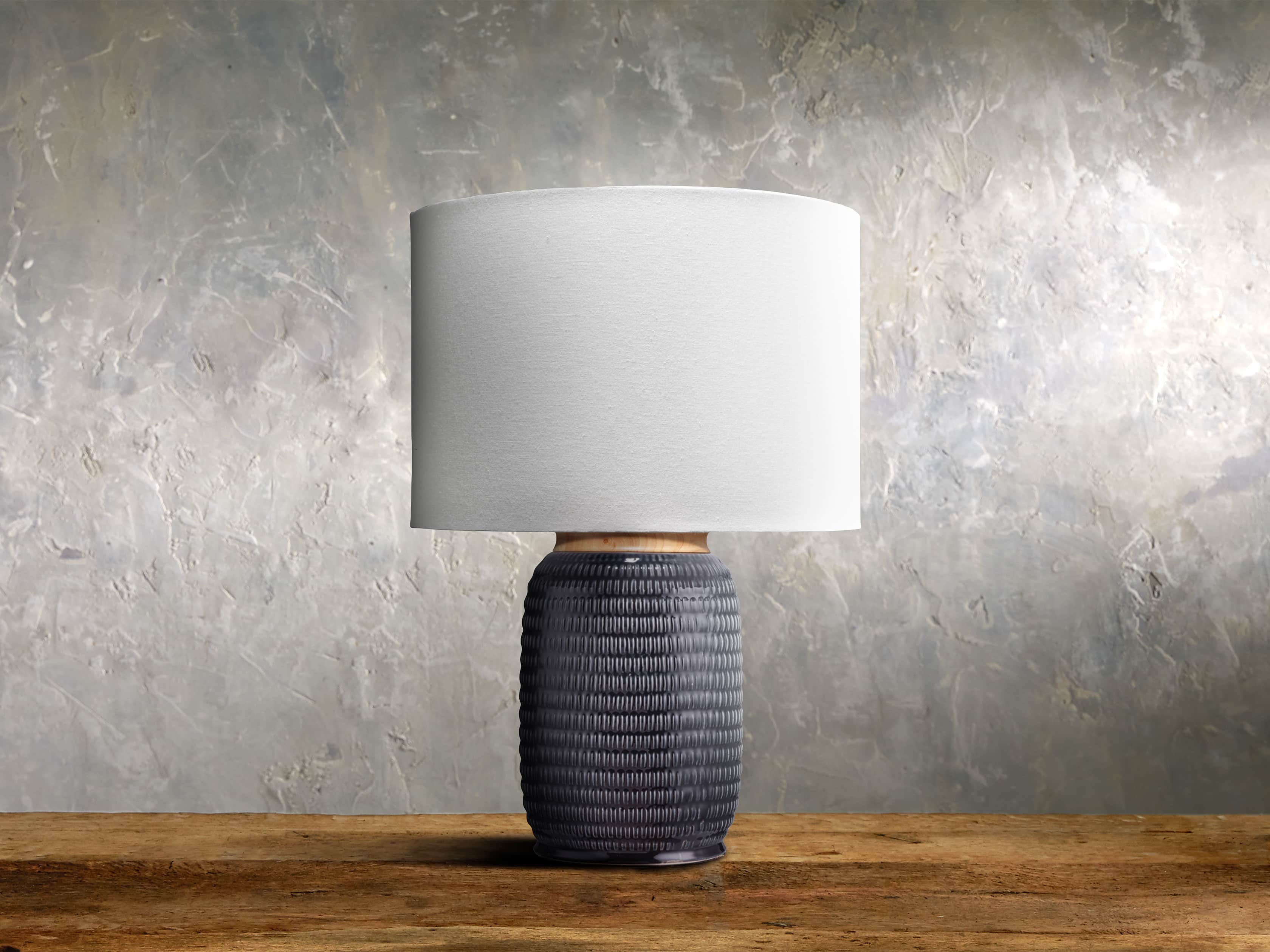 Ida Table Lamp in Navy, slide 1 of 1