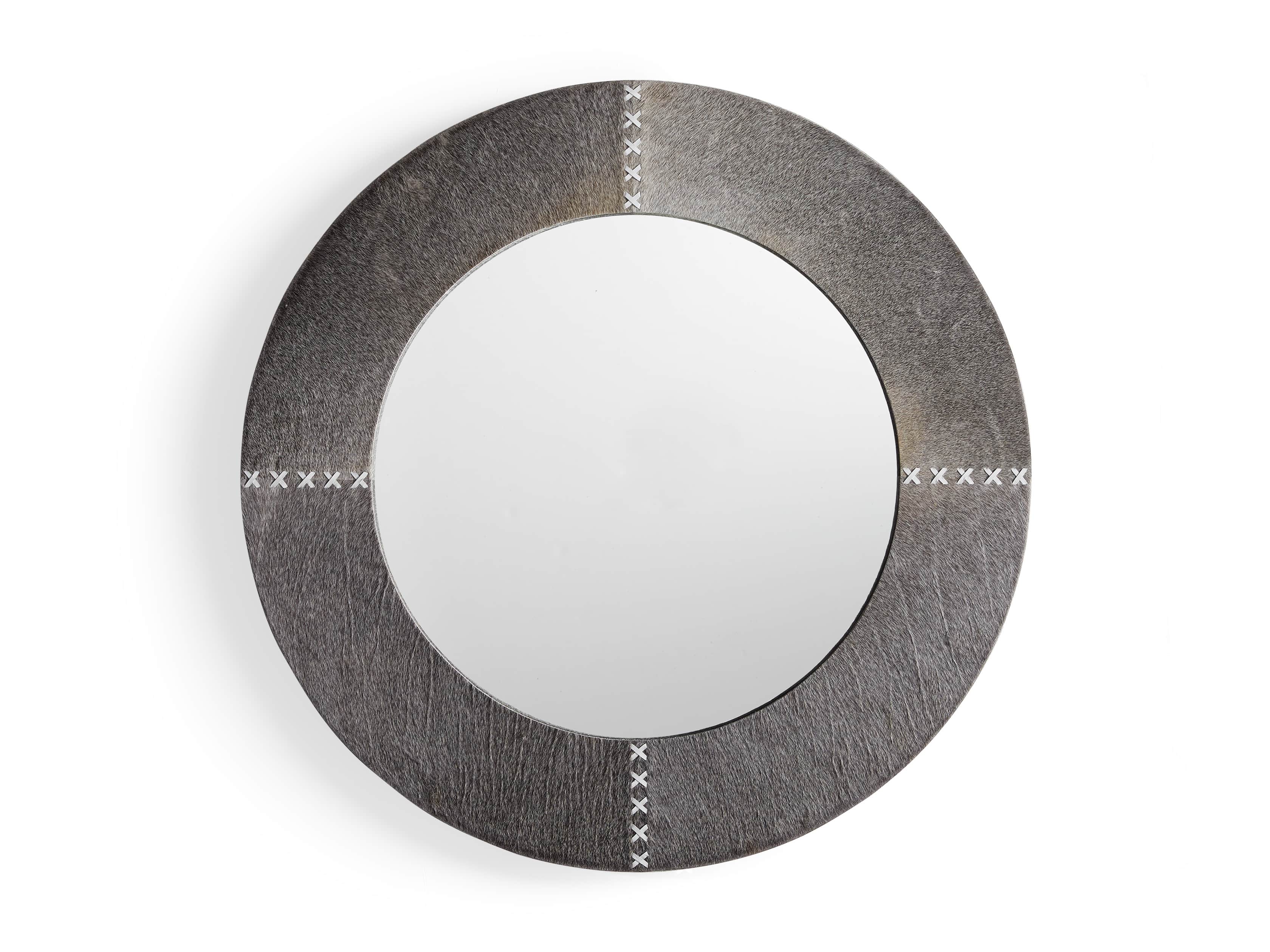 HIDE CROSS STITCH 36" ROUND MIRROR, slide 3 of 3
