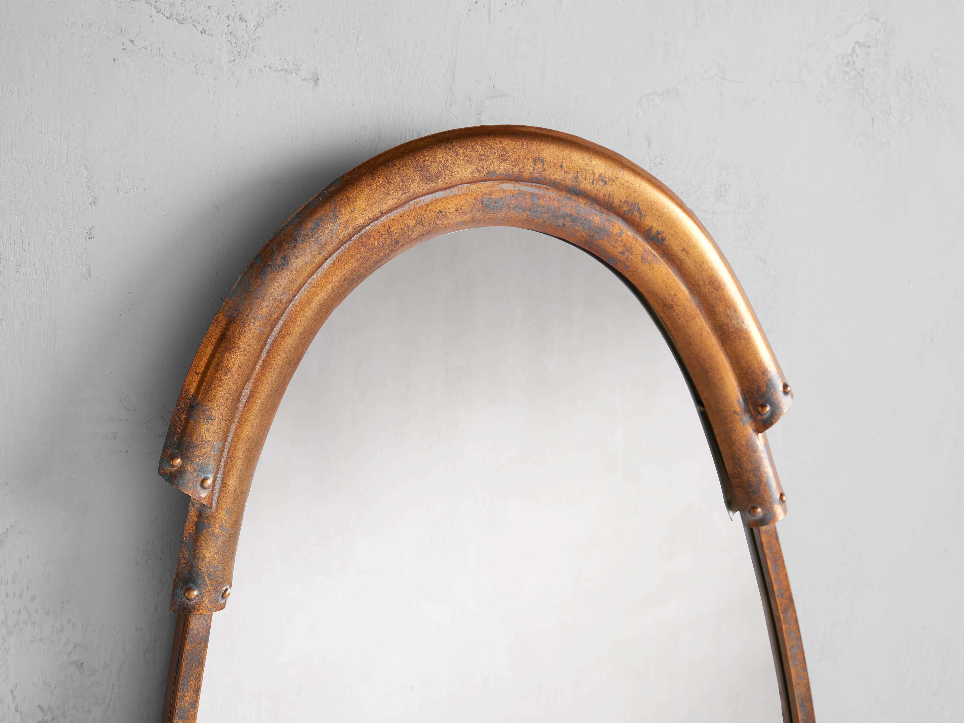 Mallory 45" Wall Mirror In Brass, slide 3 of 3