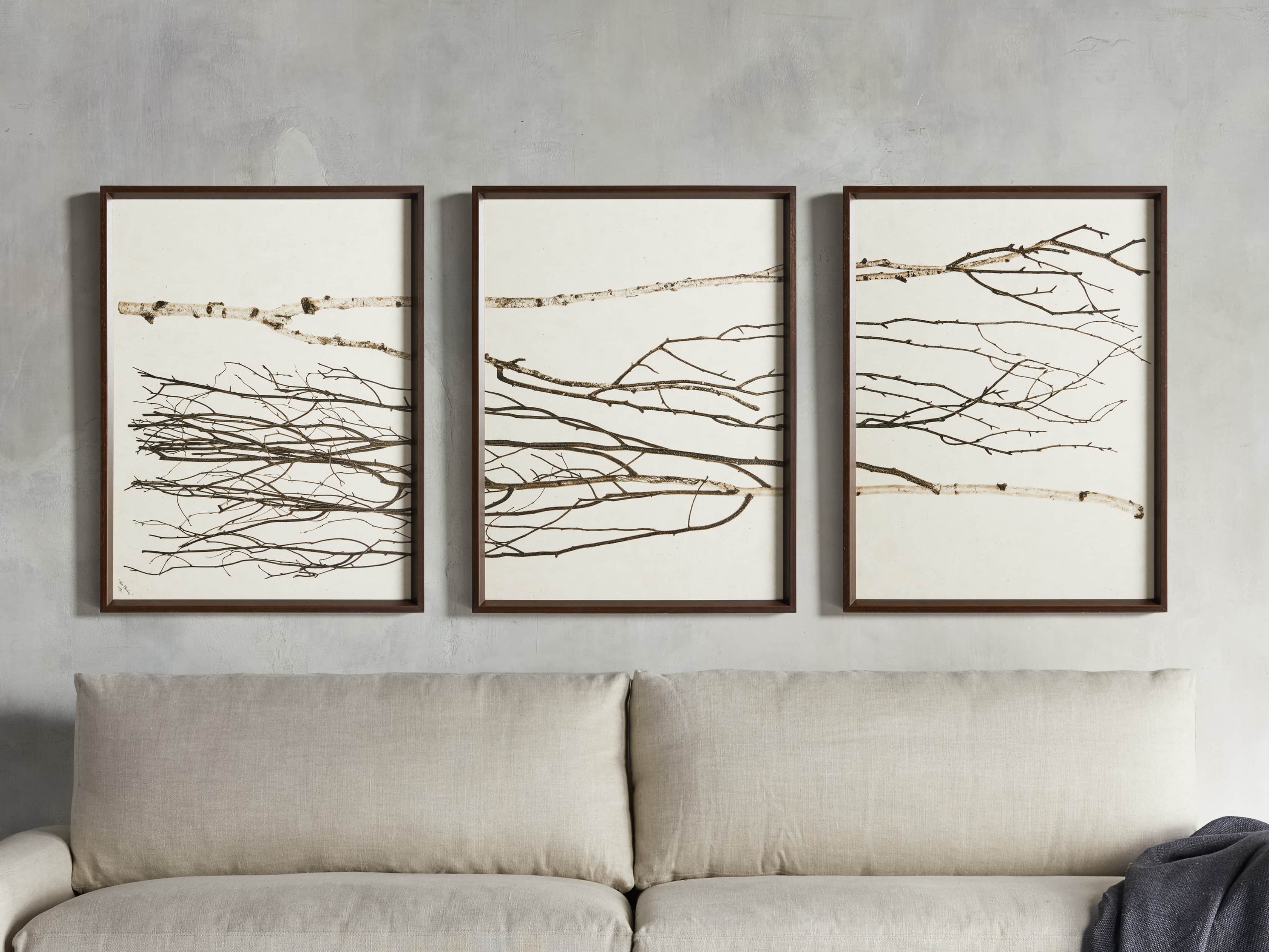 Triptych wall deals art