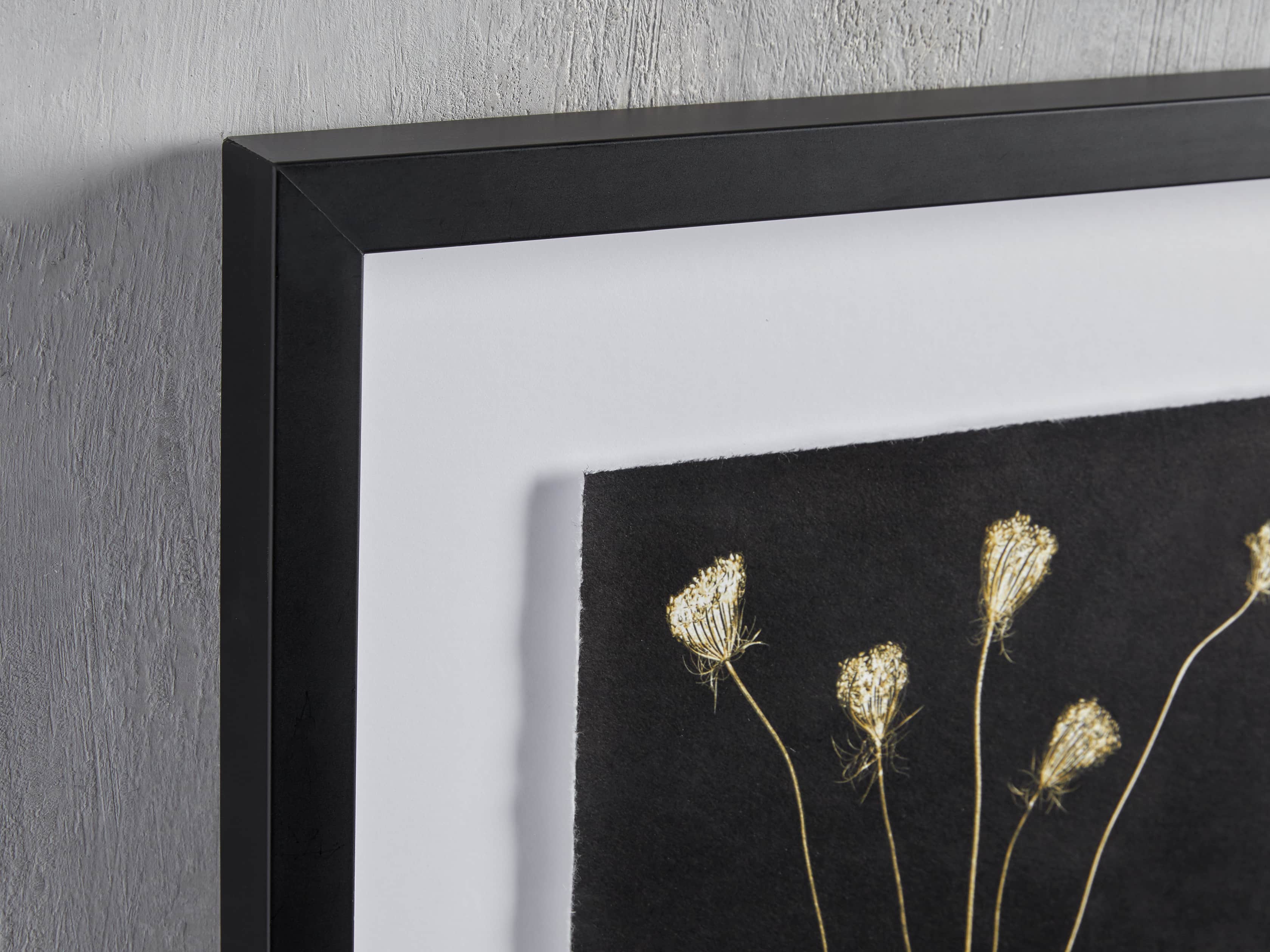 Golden Queen Anne's Lace Framed Print, slide 2 of 5