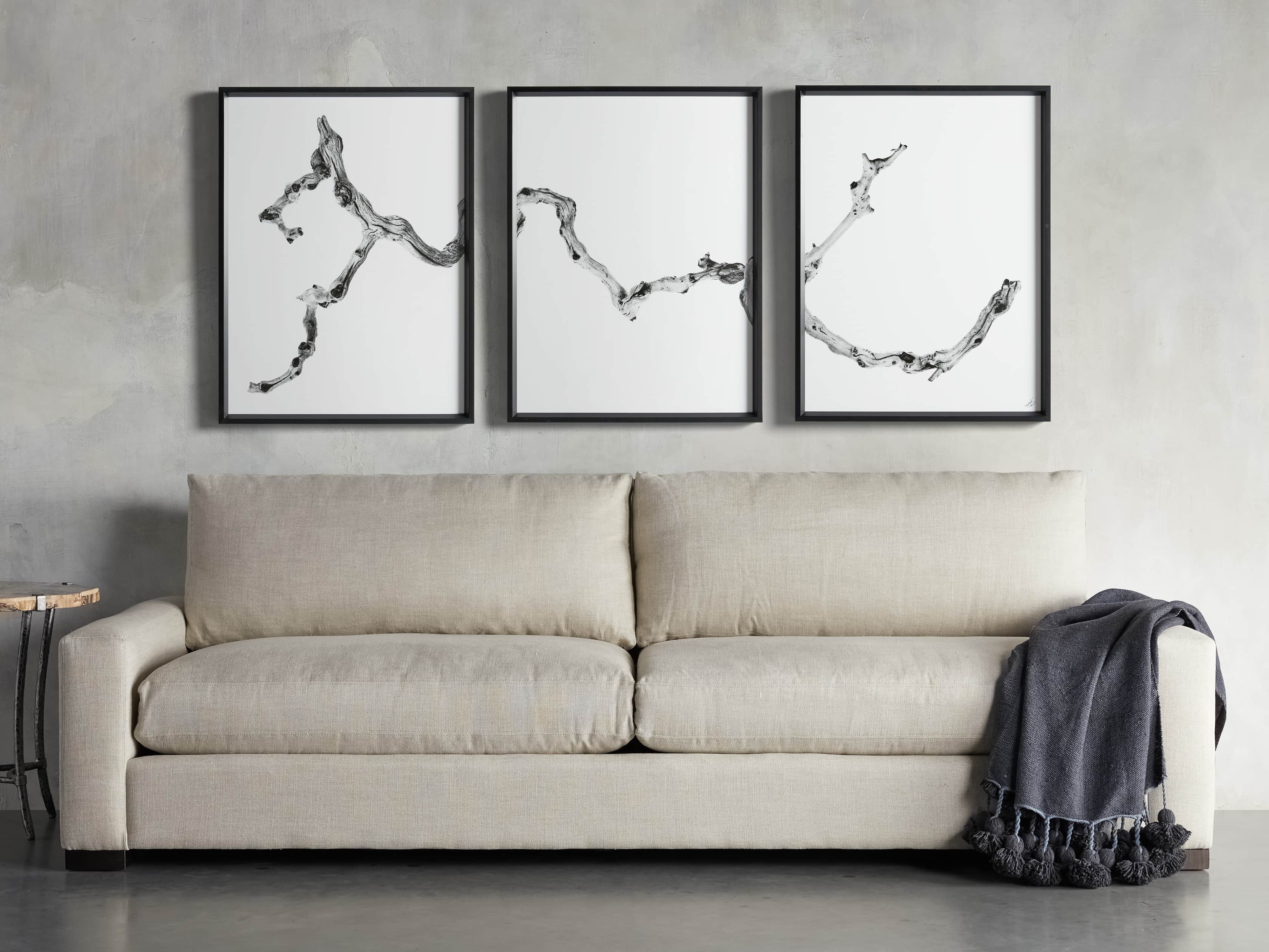 Branch Triptych Framed Print, slide 8 of 8