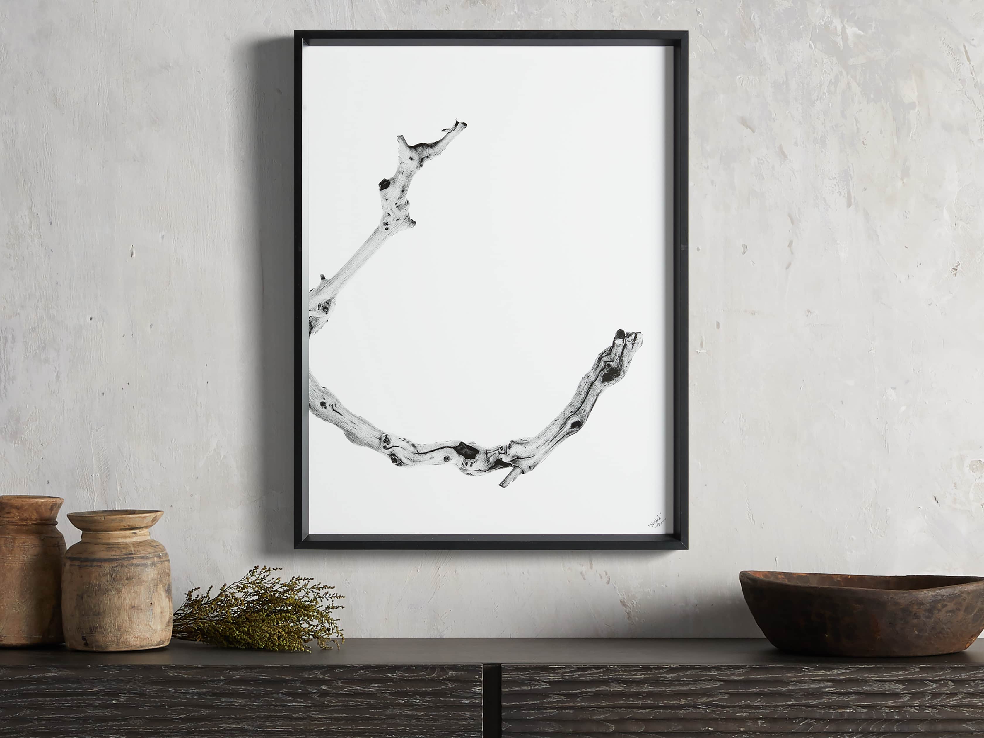 Branch Triptych Framed Print, slide 4 of 8