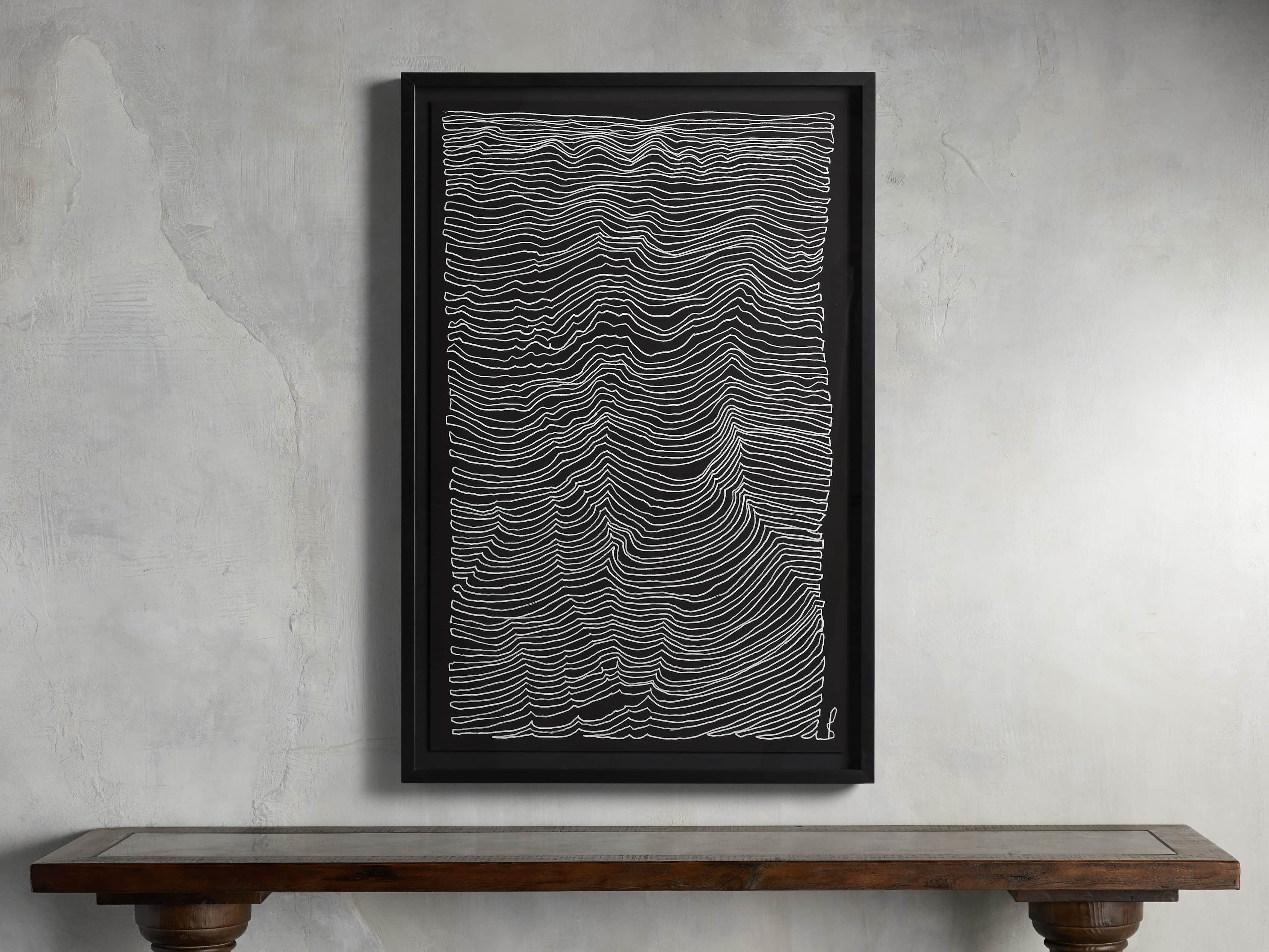 Undulation Framed Print, slide 1 of 4