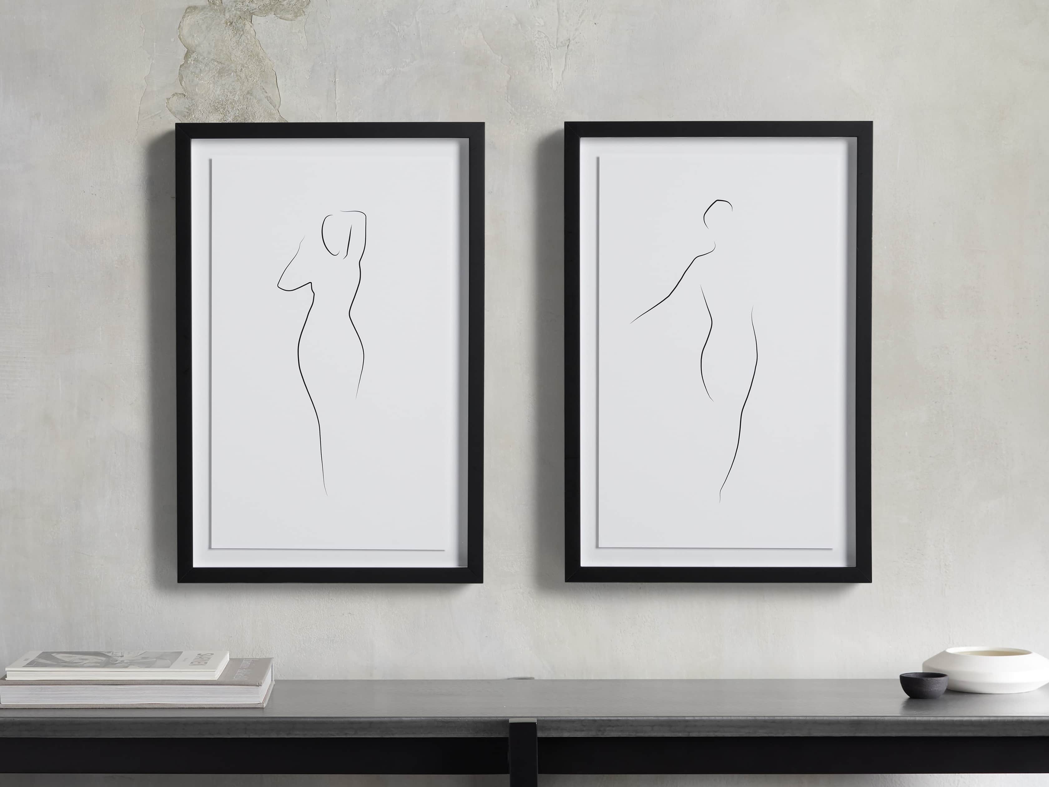 Figure Framed Print II, slide 3 of 4