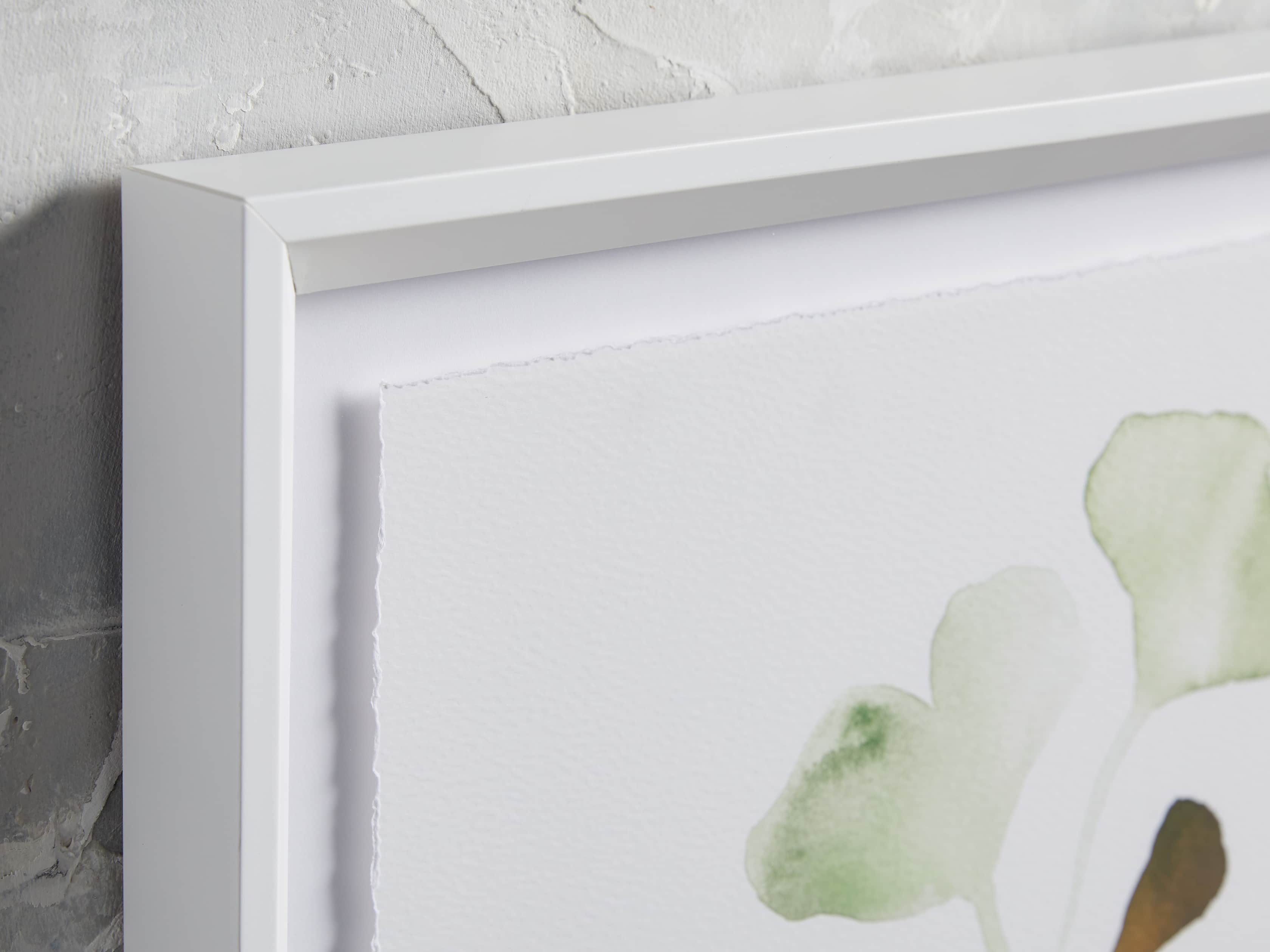 Ginkgo Watercolor Framed Print III, slide 2 of 4