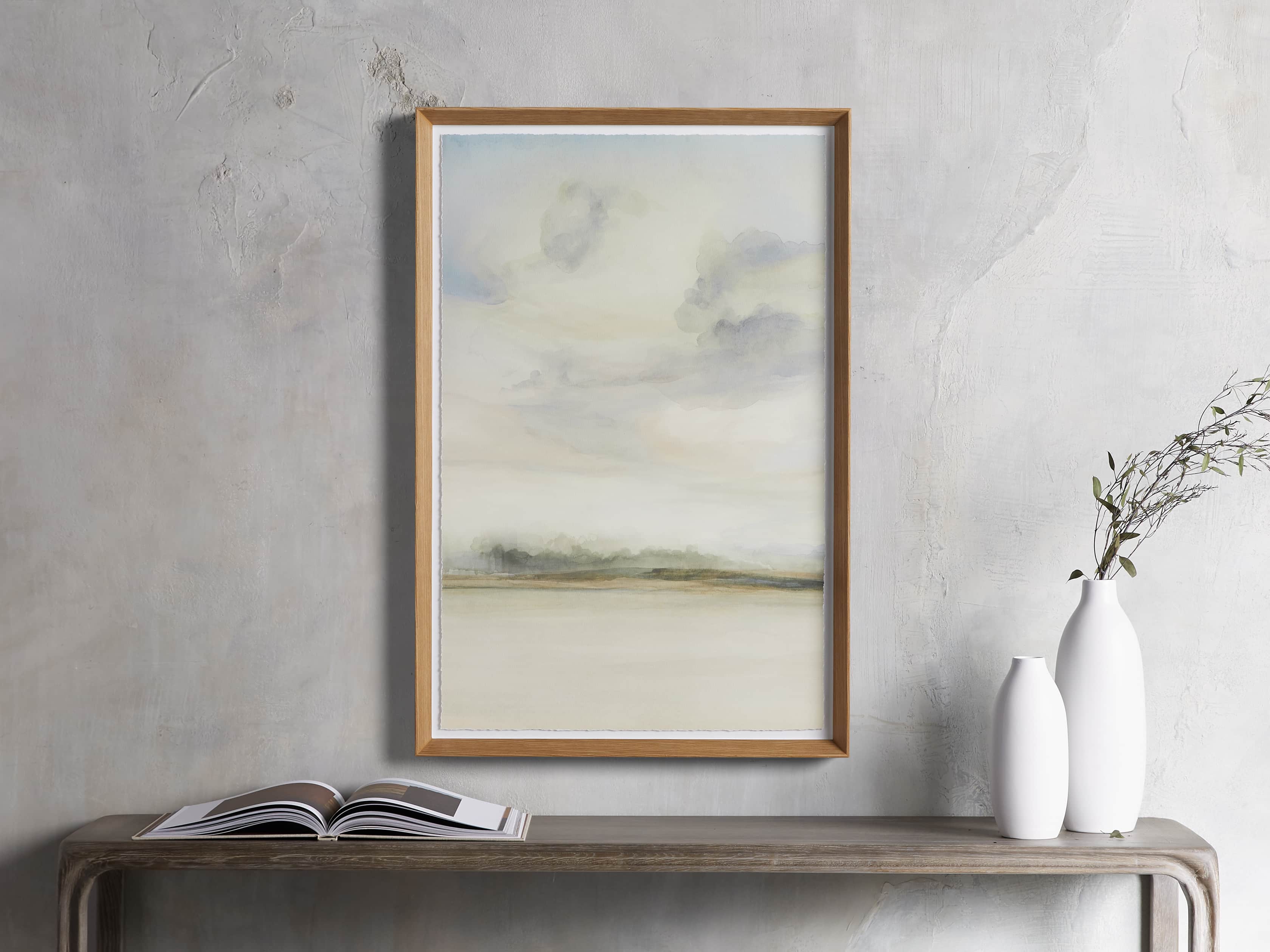 Distant Landscape Framed Print I, slide 1 of 3