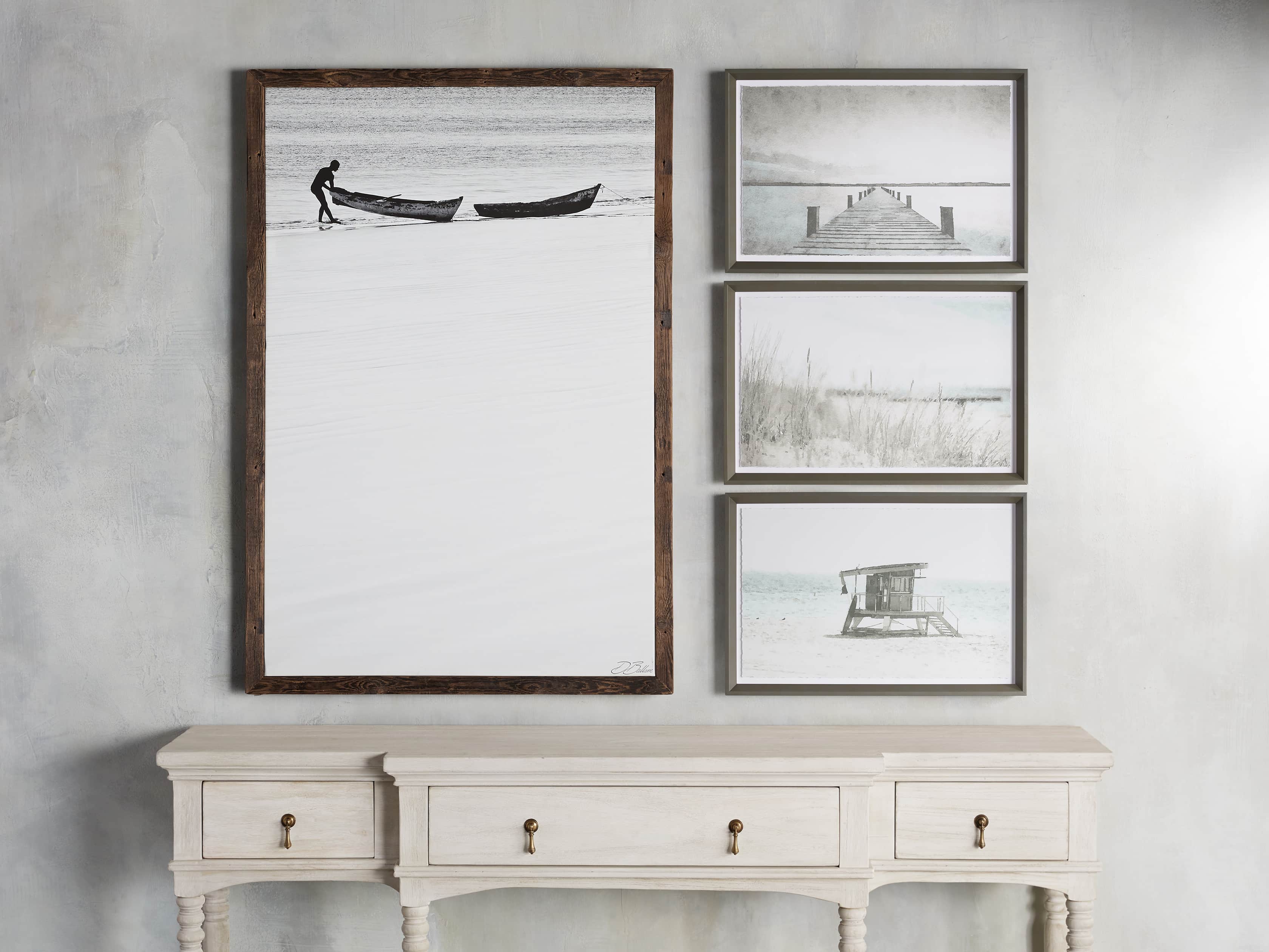 Rehoboth Beach Hut Framed Print, slide 4 of 5