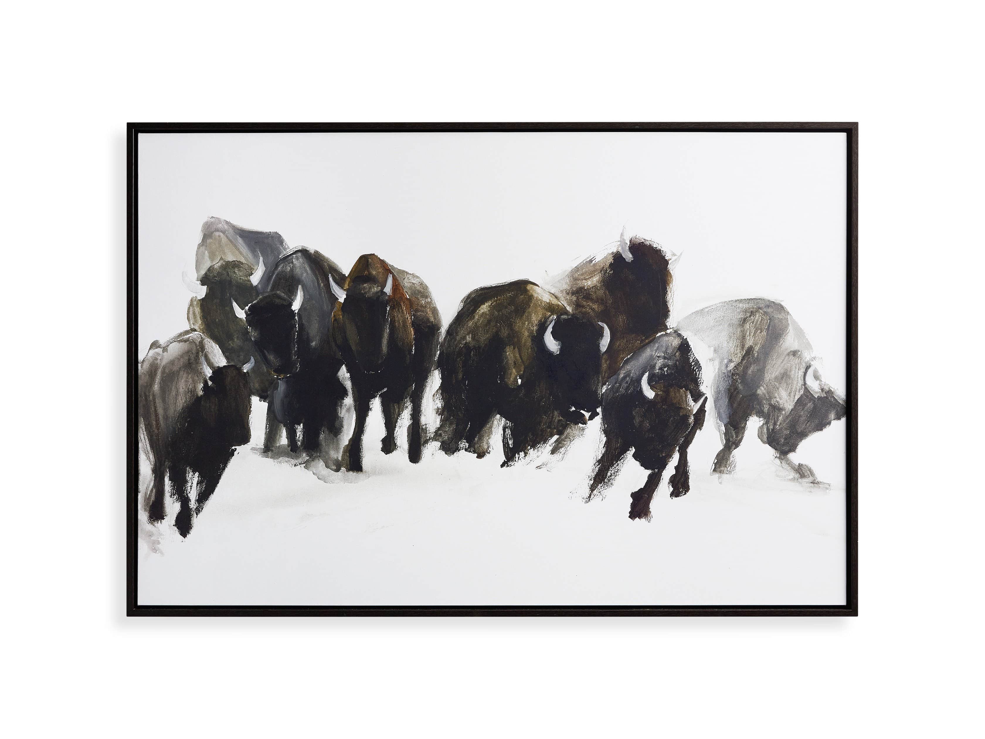 Gathering 60" Framed Print, slide 4 of 4
