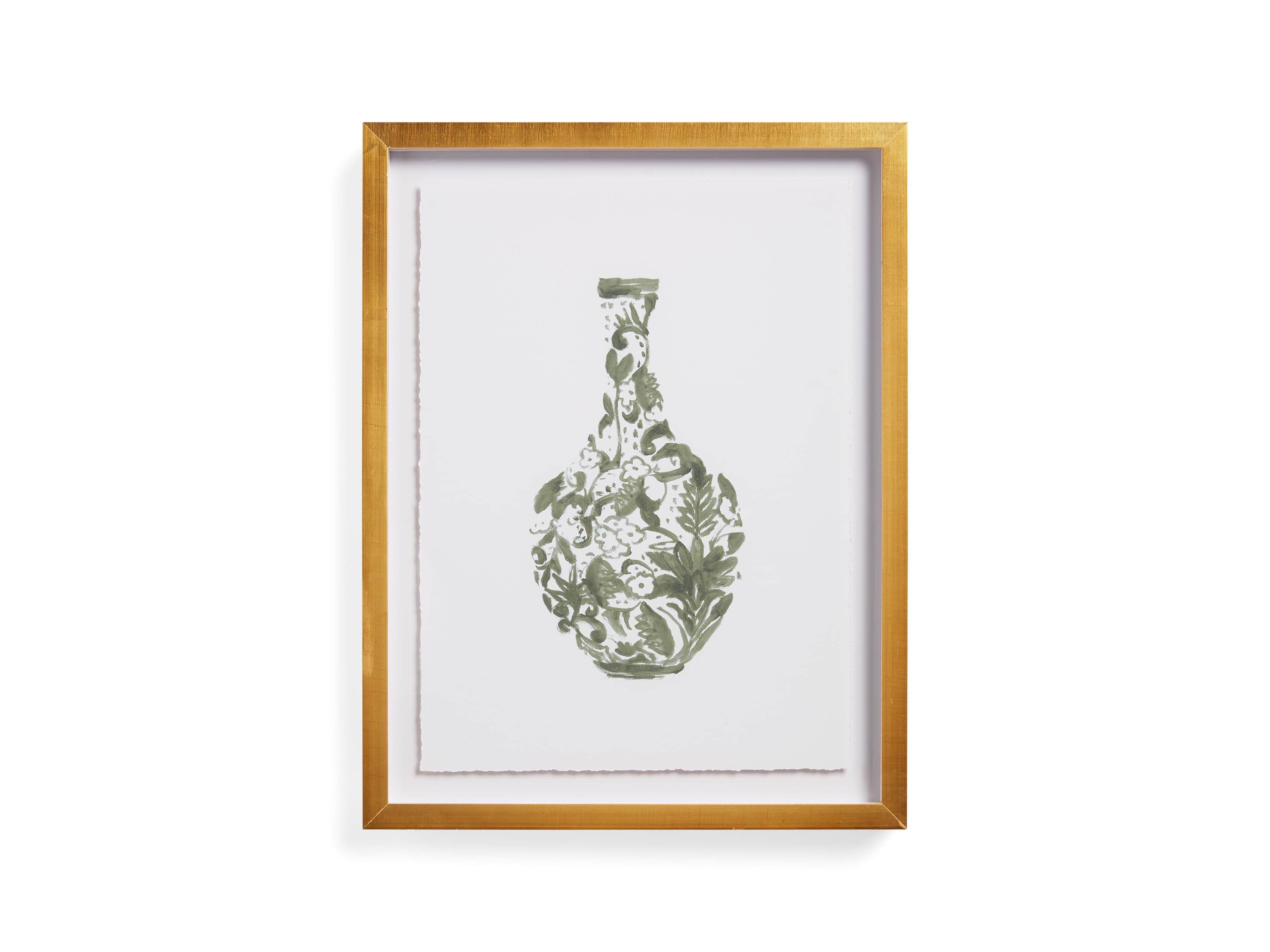 Sage Porcelain Framed Print 1