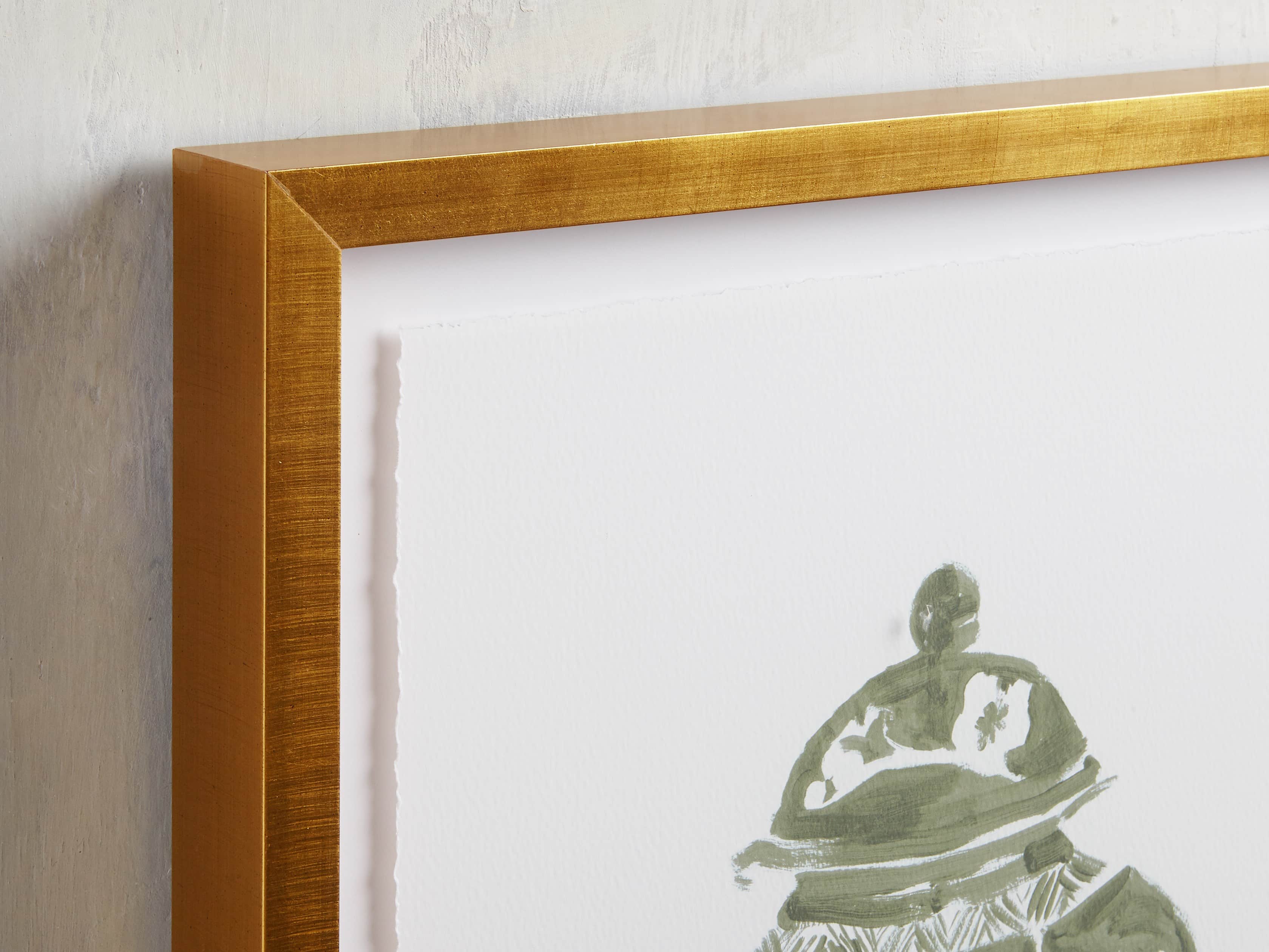 Sage Porcelain Framed Print 2