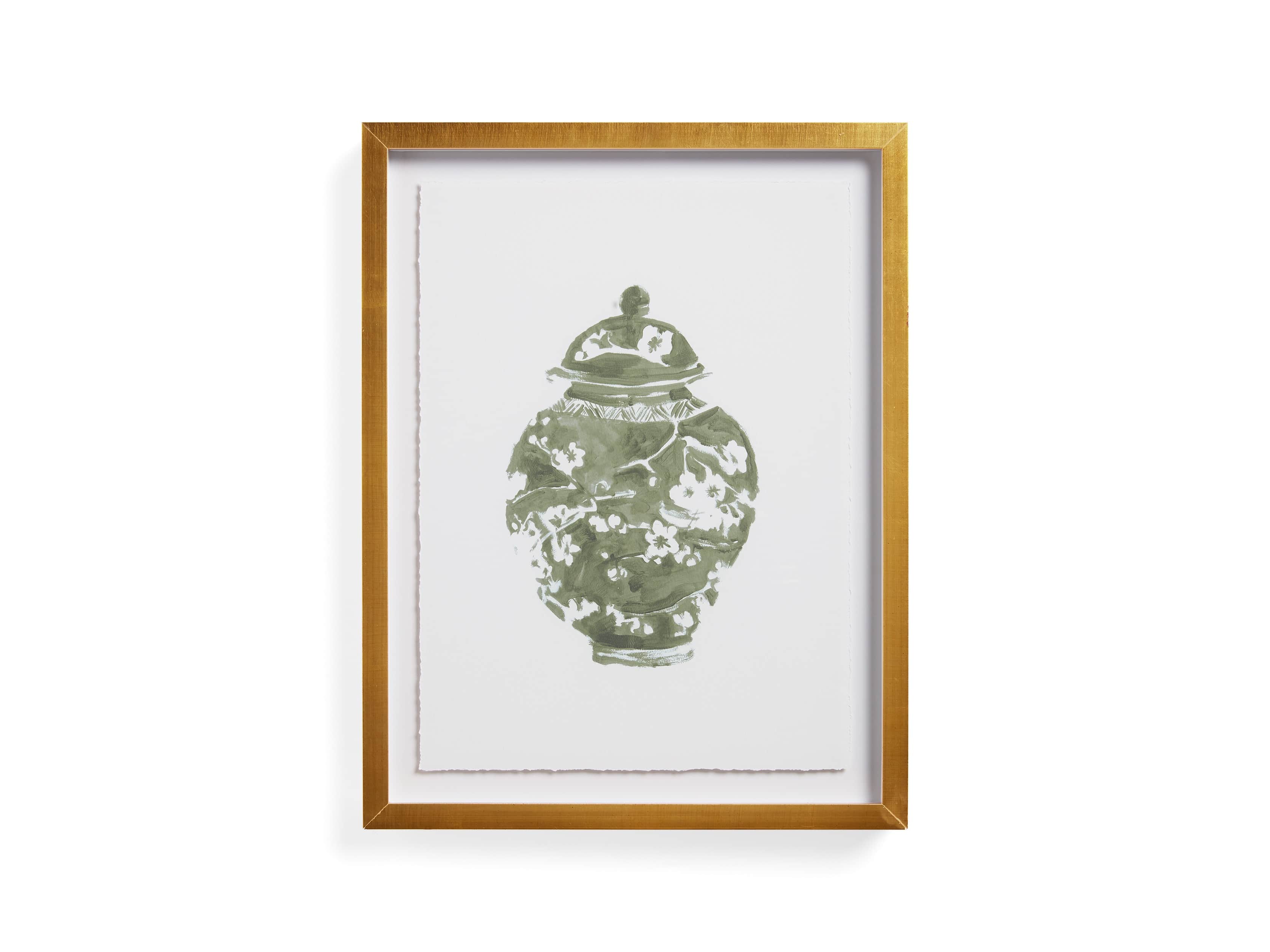 Sage Porcelain Framed Print 2