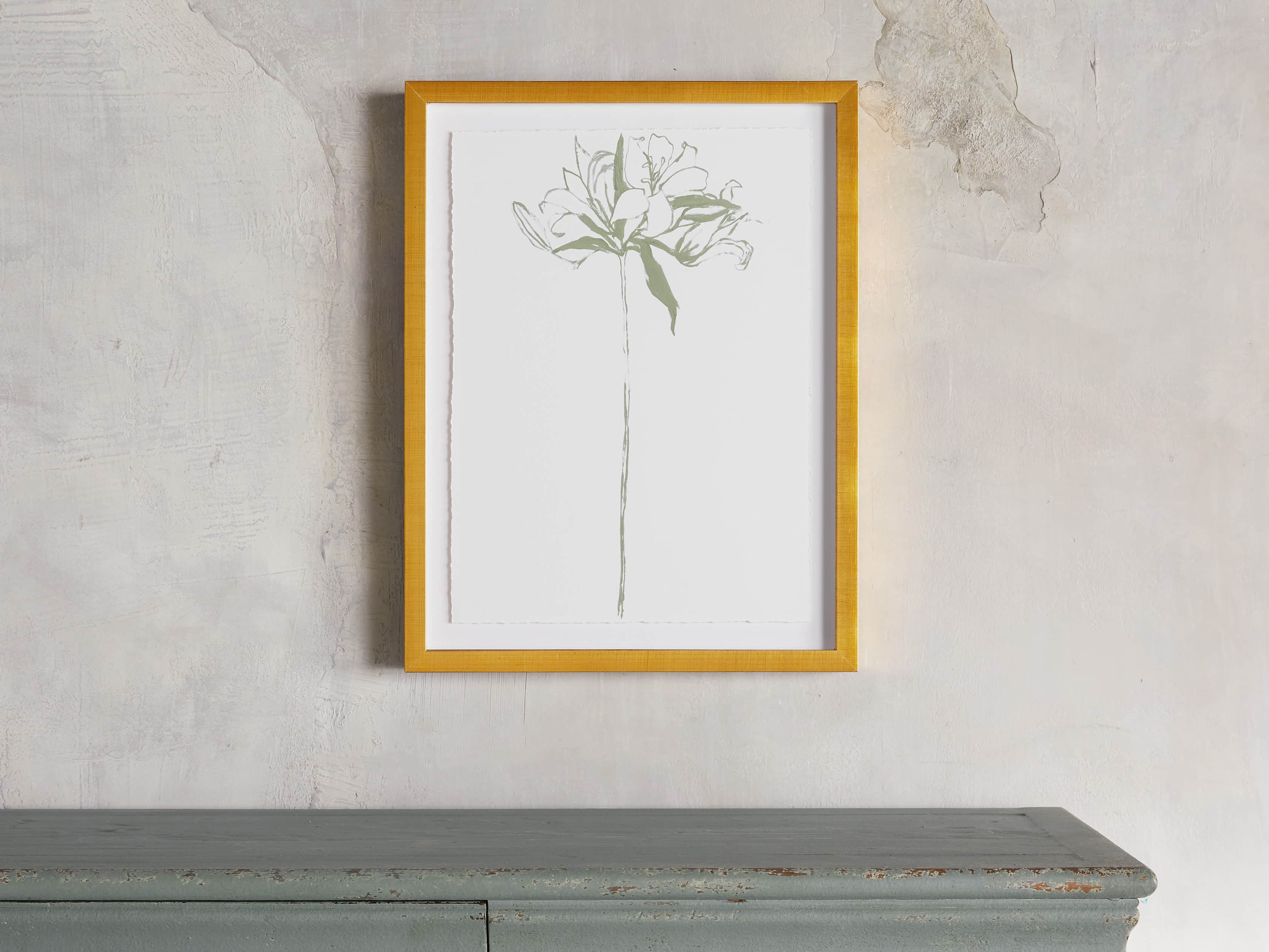 Sage Blooms Framed Print 1