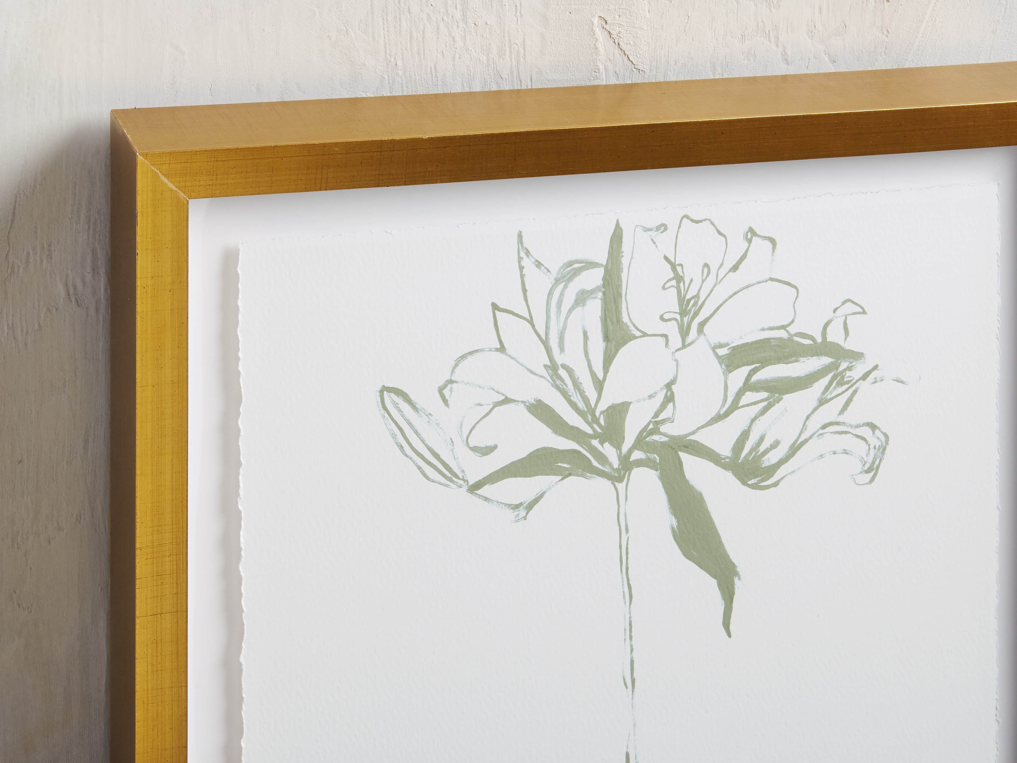 Sage Blooms Framed Print 1