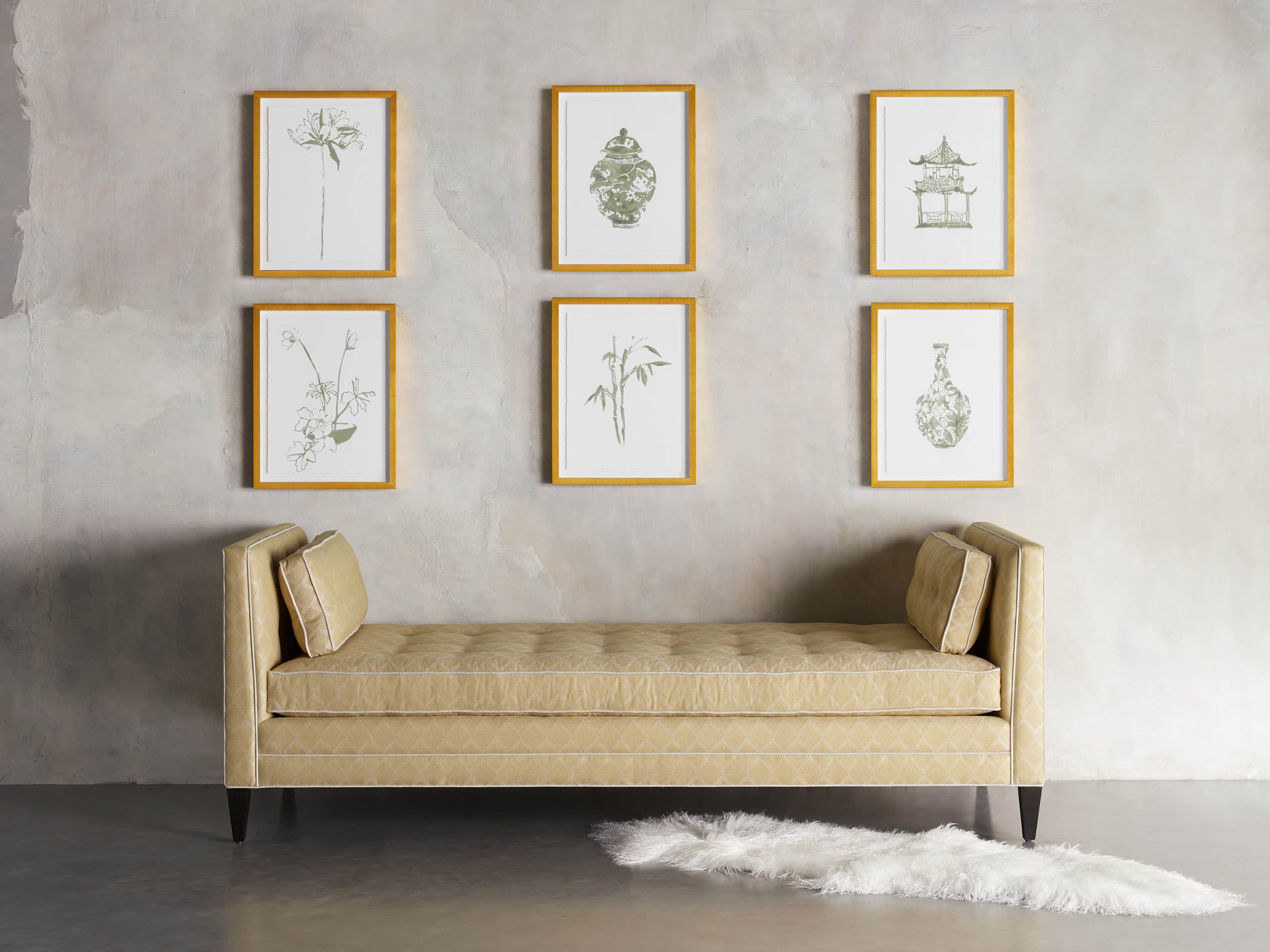 Sage Blooms Framed Print 2