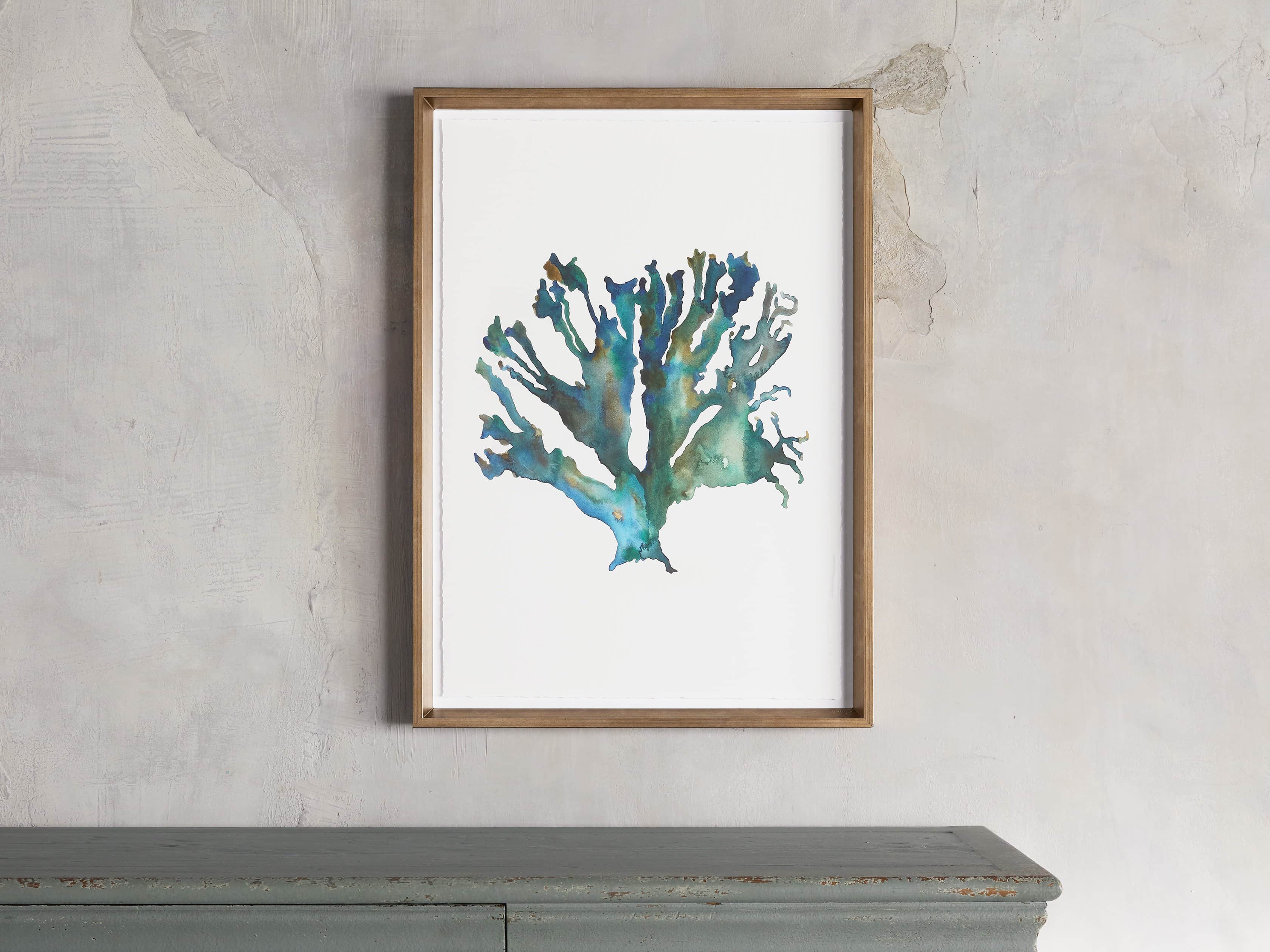 Watercolor Coral Framed Print I, slide 1 of 8