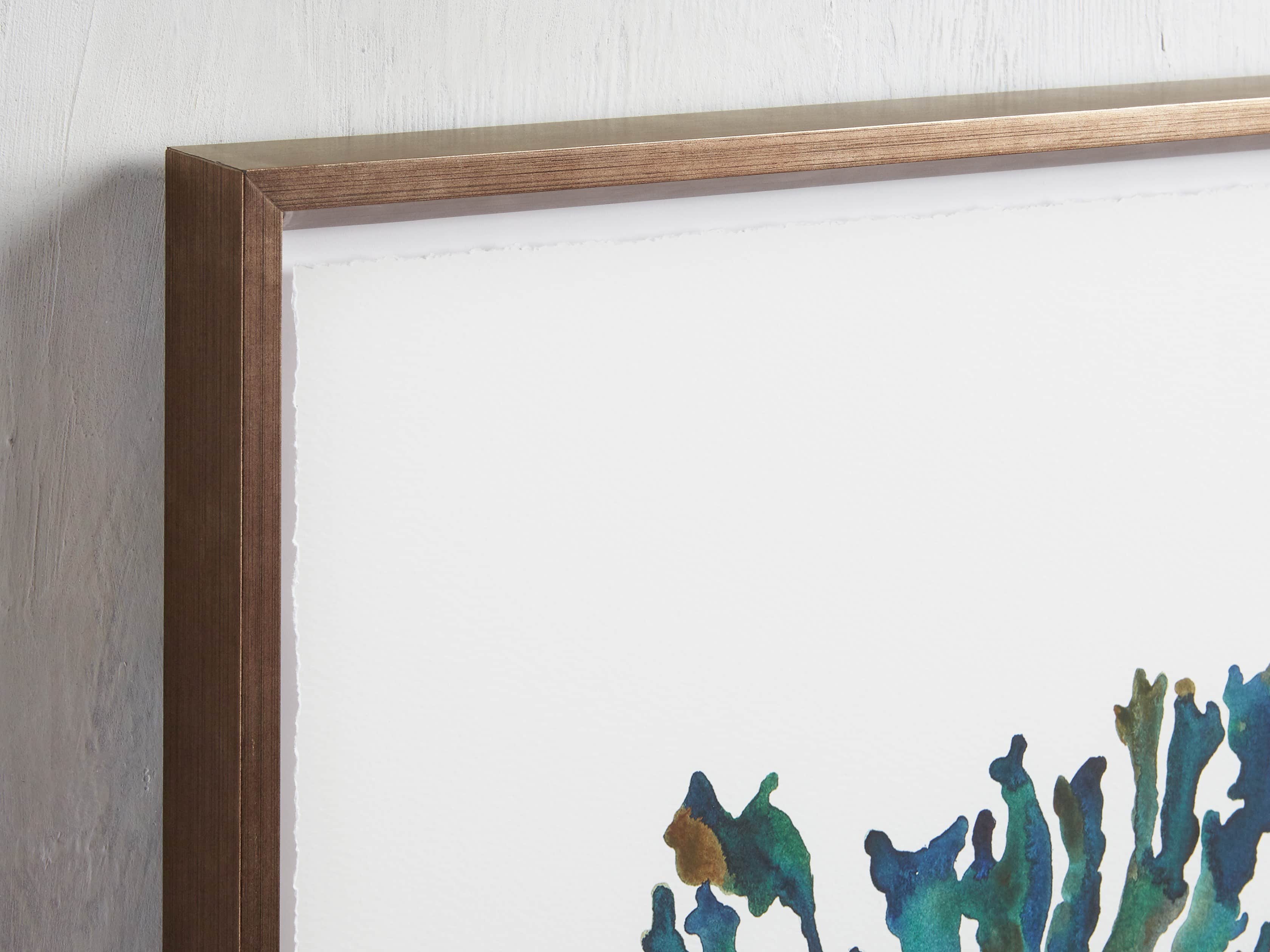 Watercolor Coral Framed Print I, slide 2 of 8