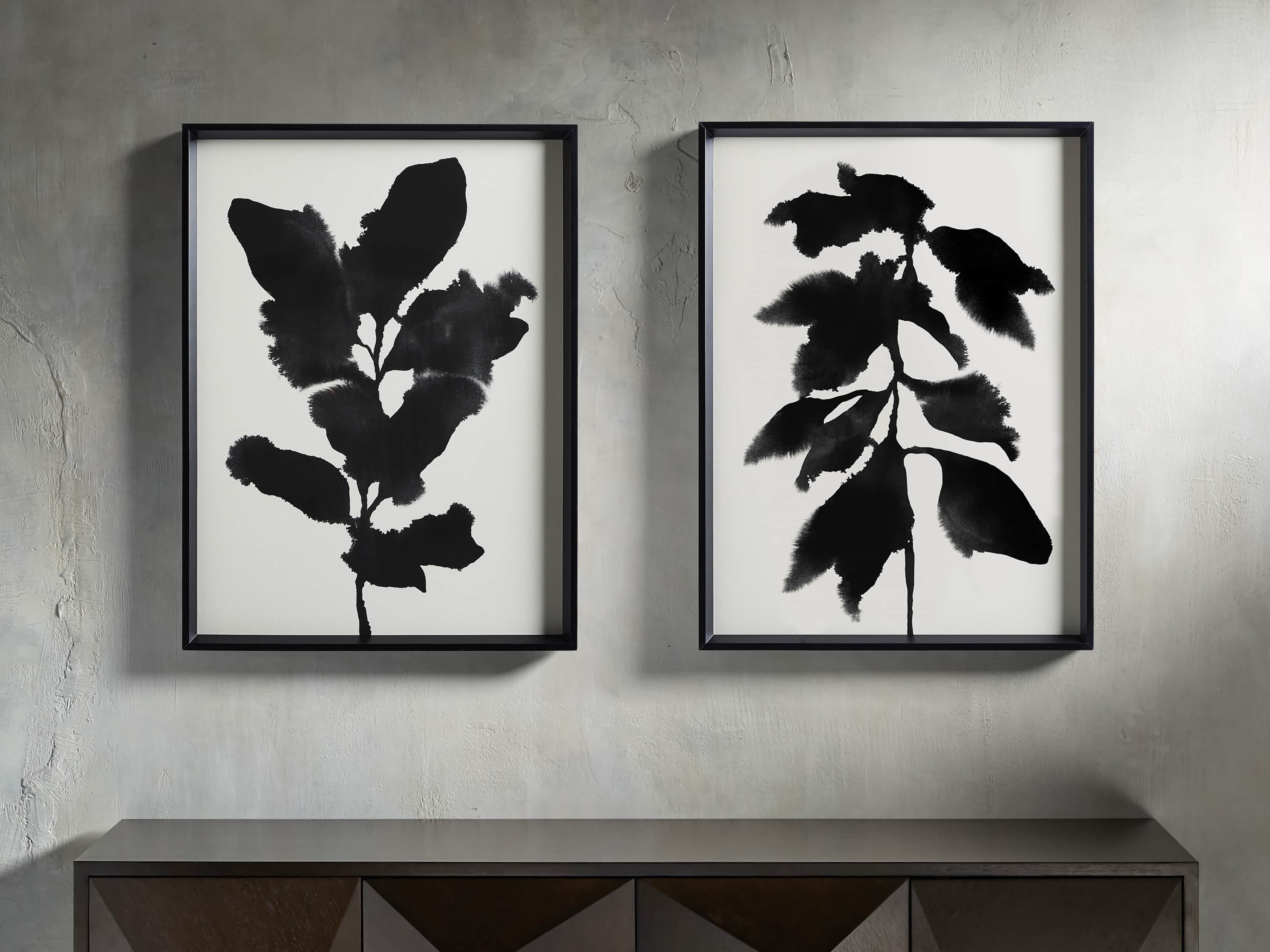 Weeping Botanical 24" Framed Print II, slide 3 of 4