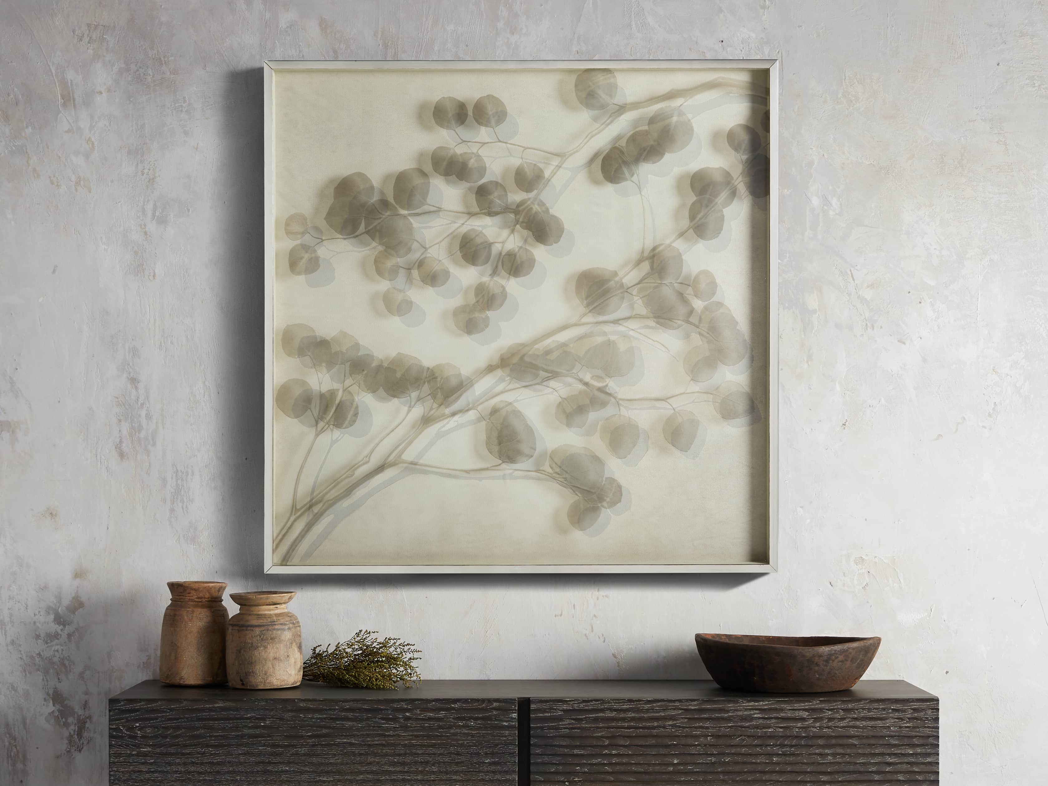 Champagne Eucalyptus Framed Print, slide 1 of 4