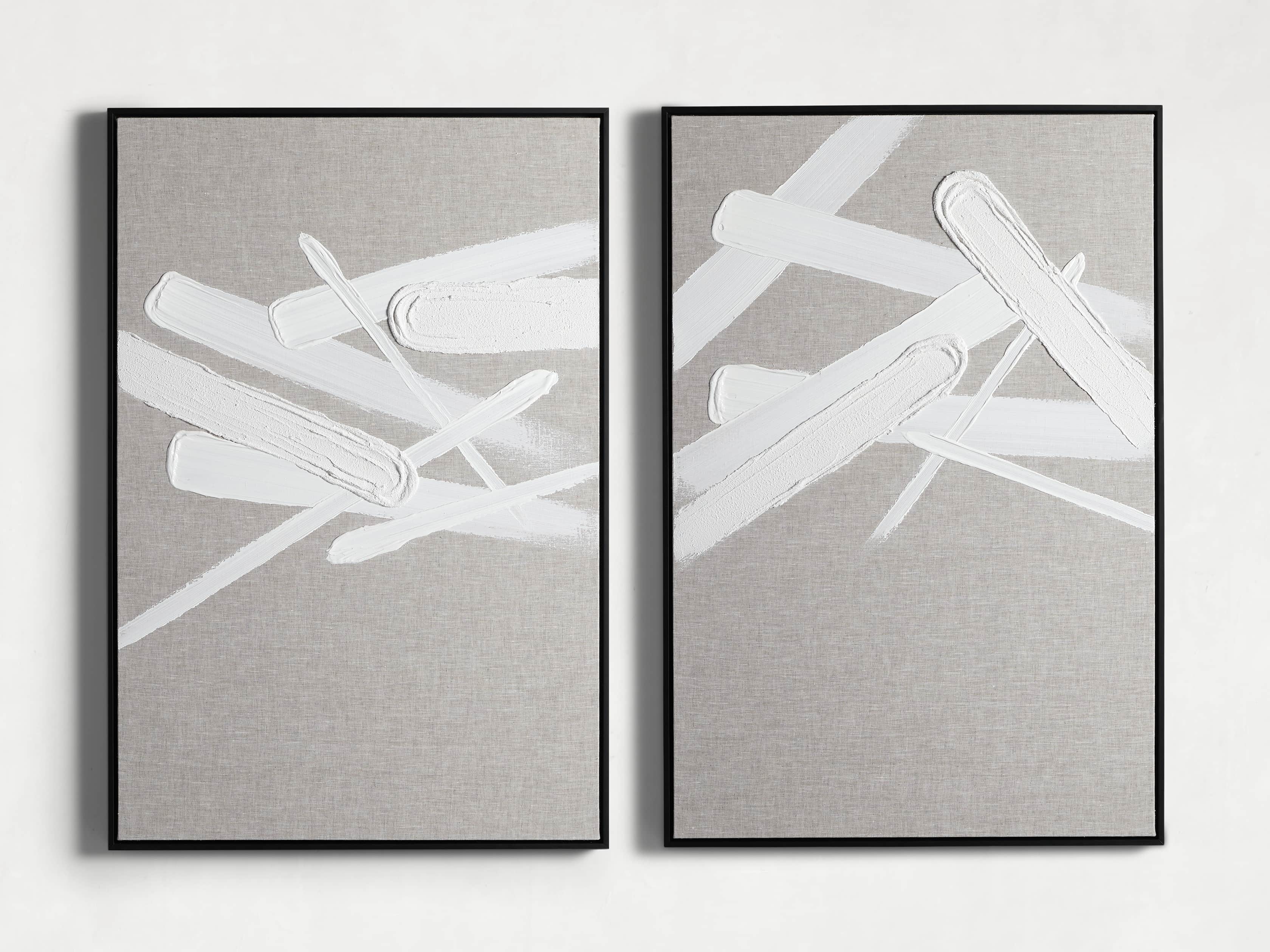 Format Framed Linen Painting I, slide 4 of 7