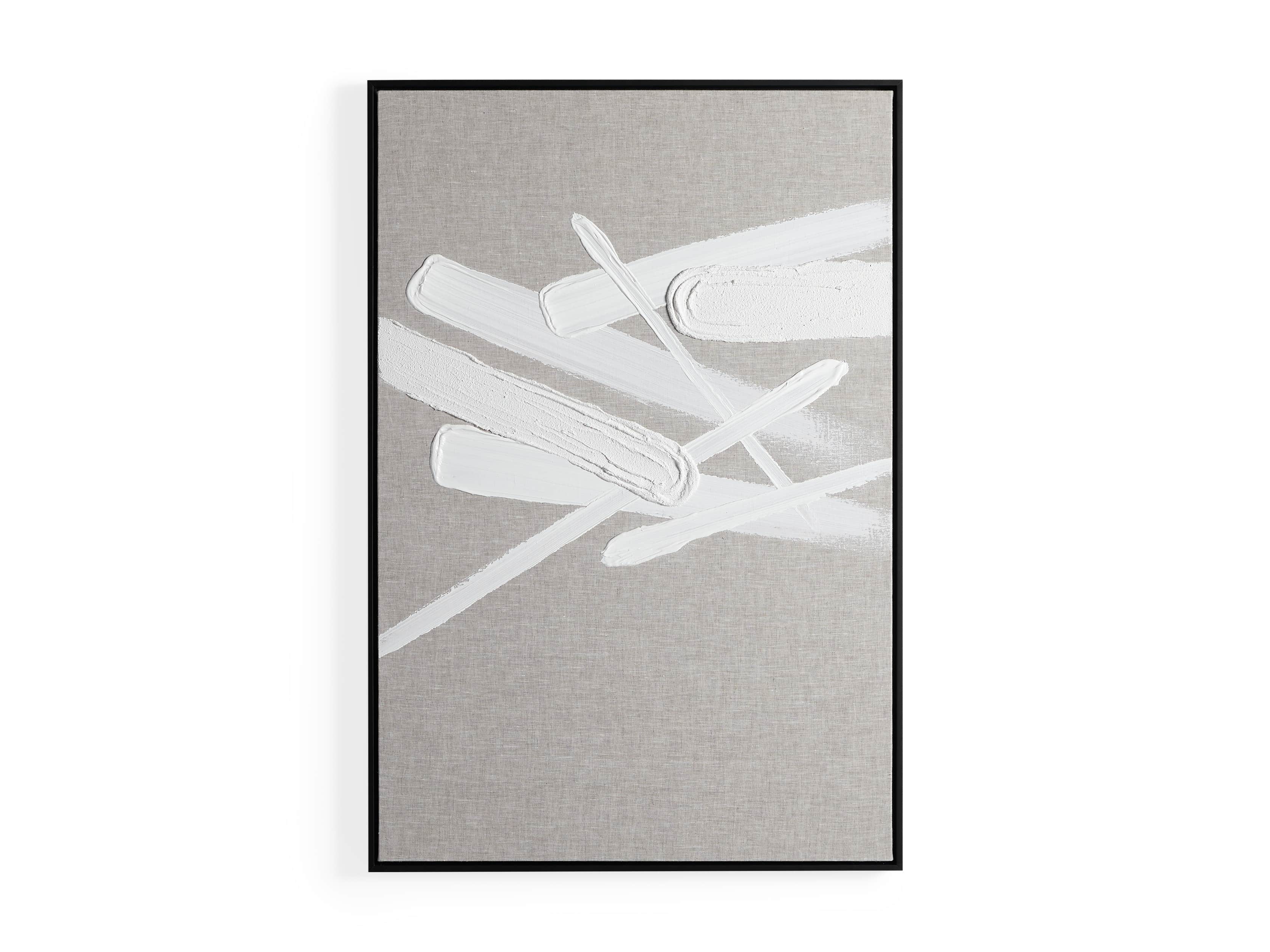 Format Framed Linen Painting I, slide 7 of 7