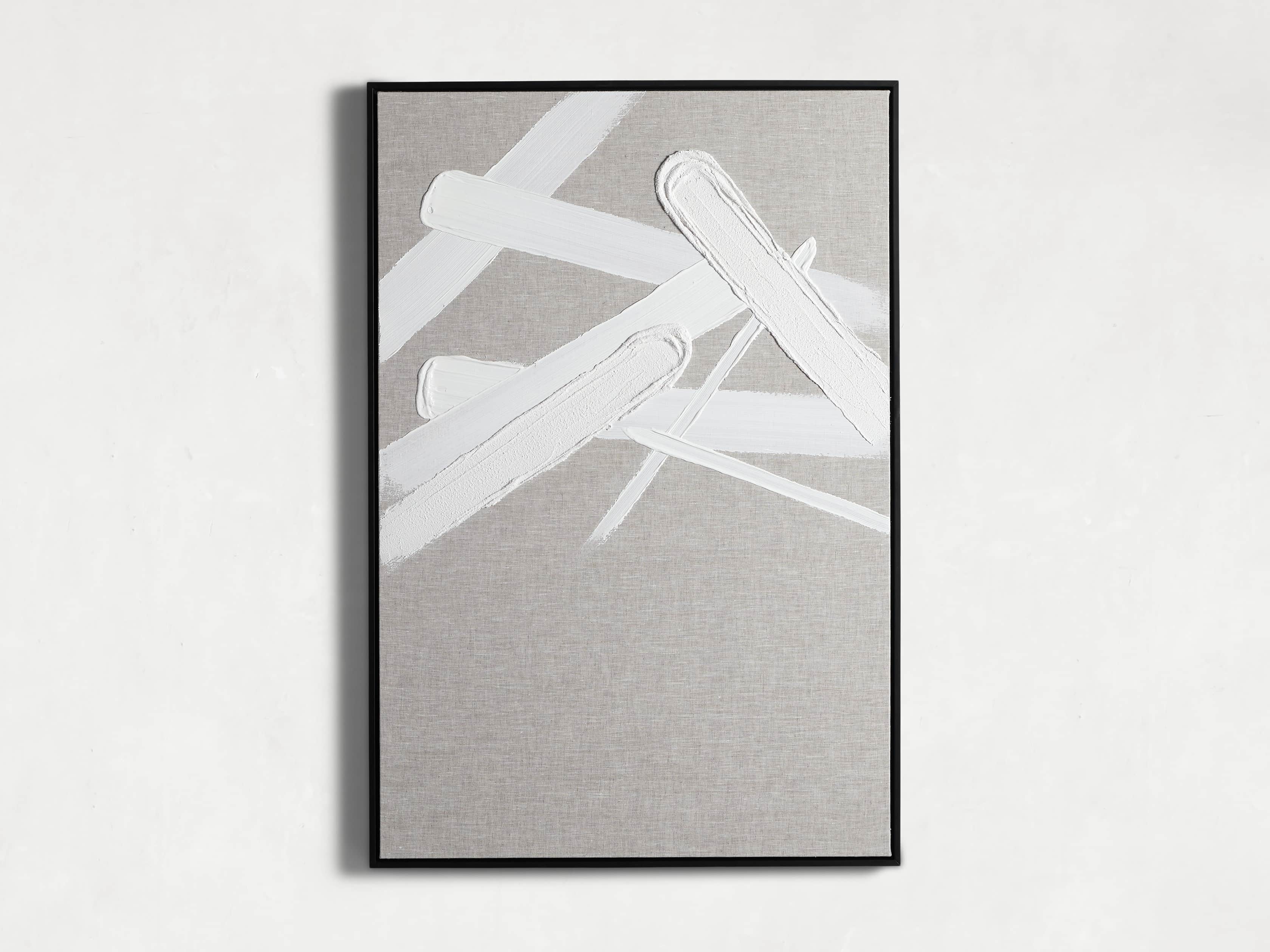 Format Framed Linen Painting II, slide 3 of 6