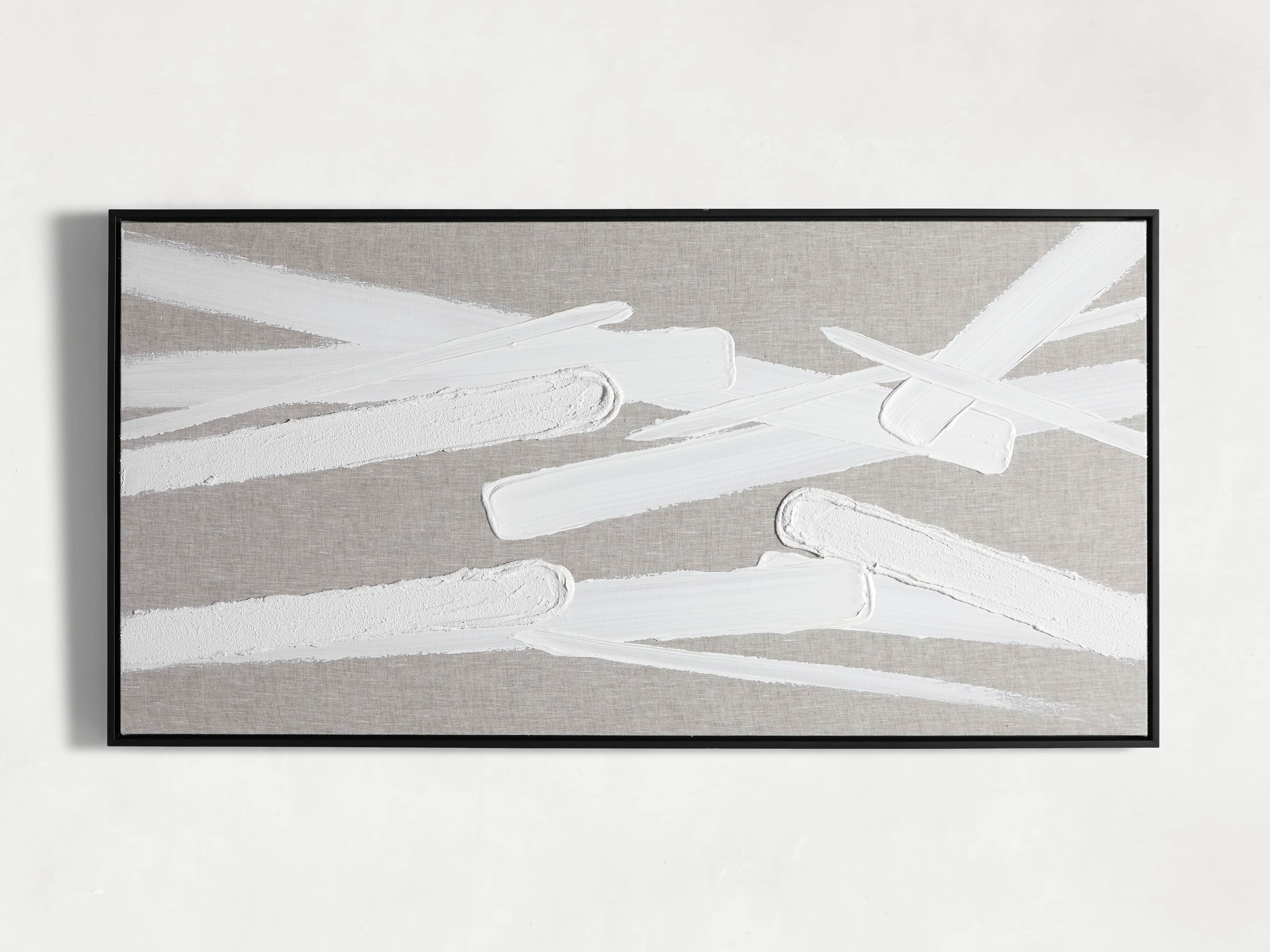Format Framed Linen Painting, slide 3 of 4