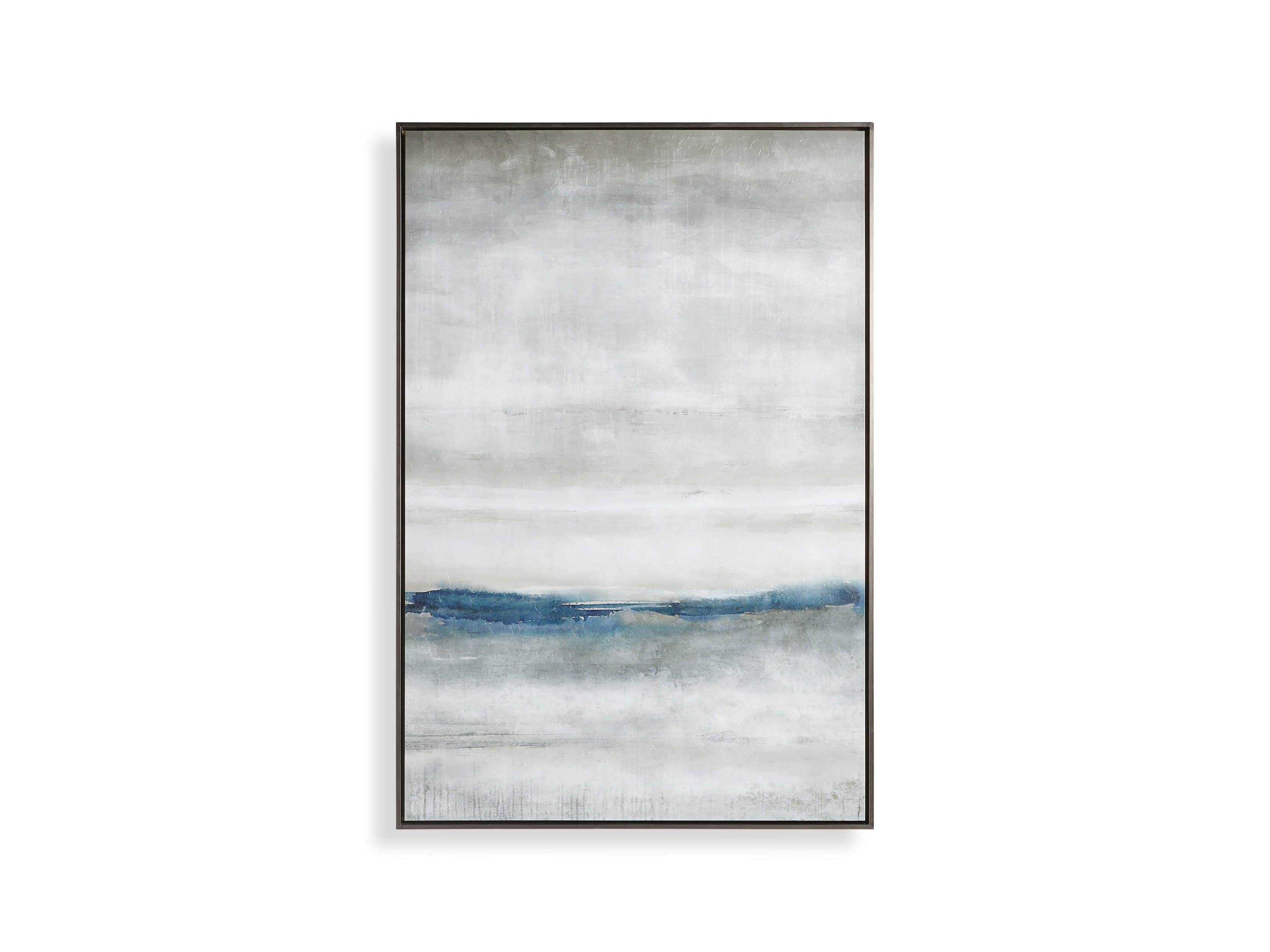 Rain At Sea 30" X 45" Framed Print, slide 3 of 7