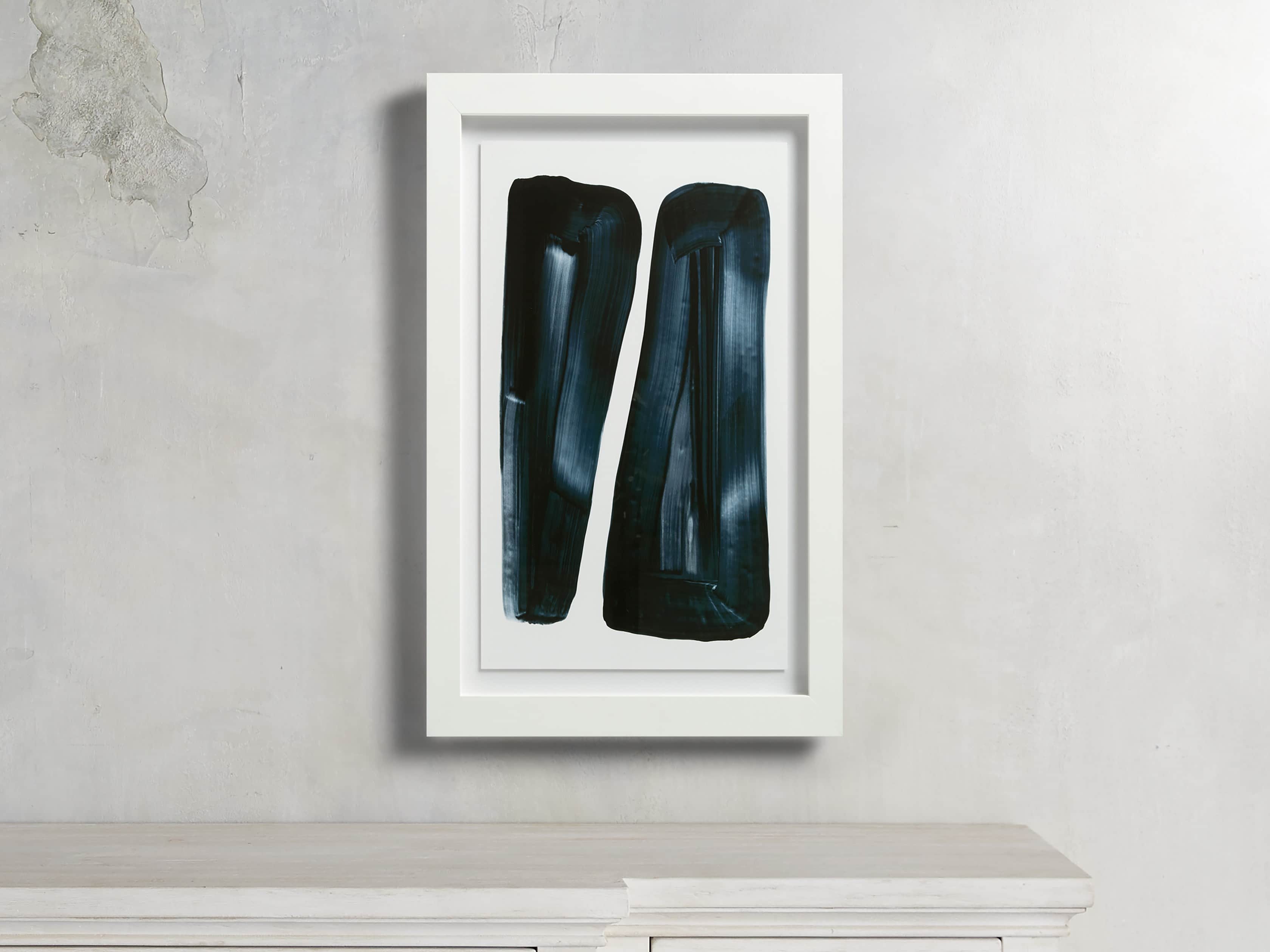 Black Lines 18" x 24" Framed Print 2