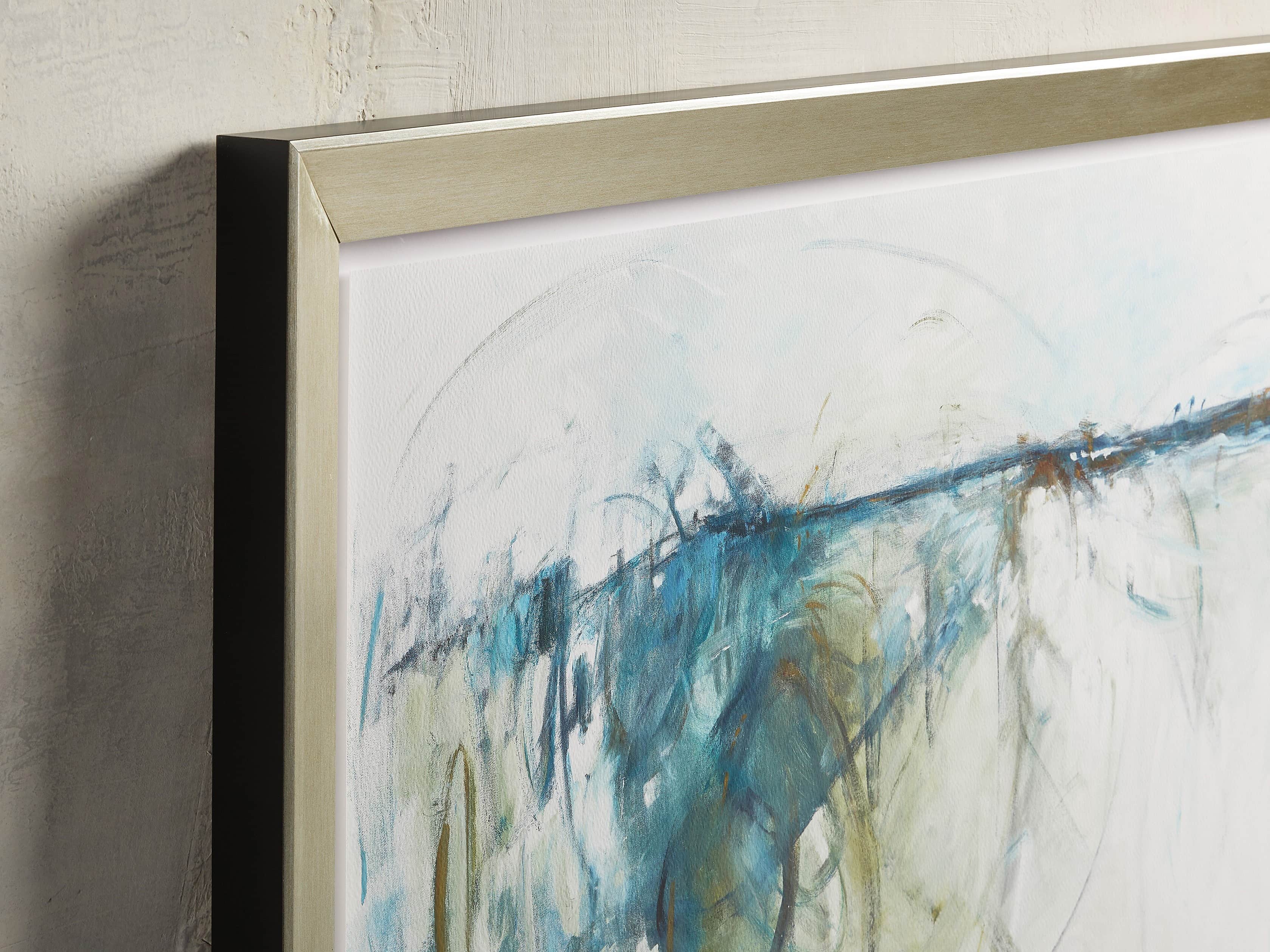 Blue Ellipse 36" Print