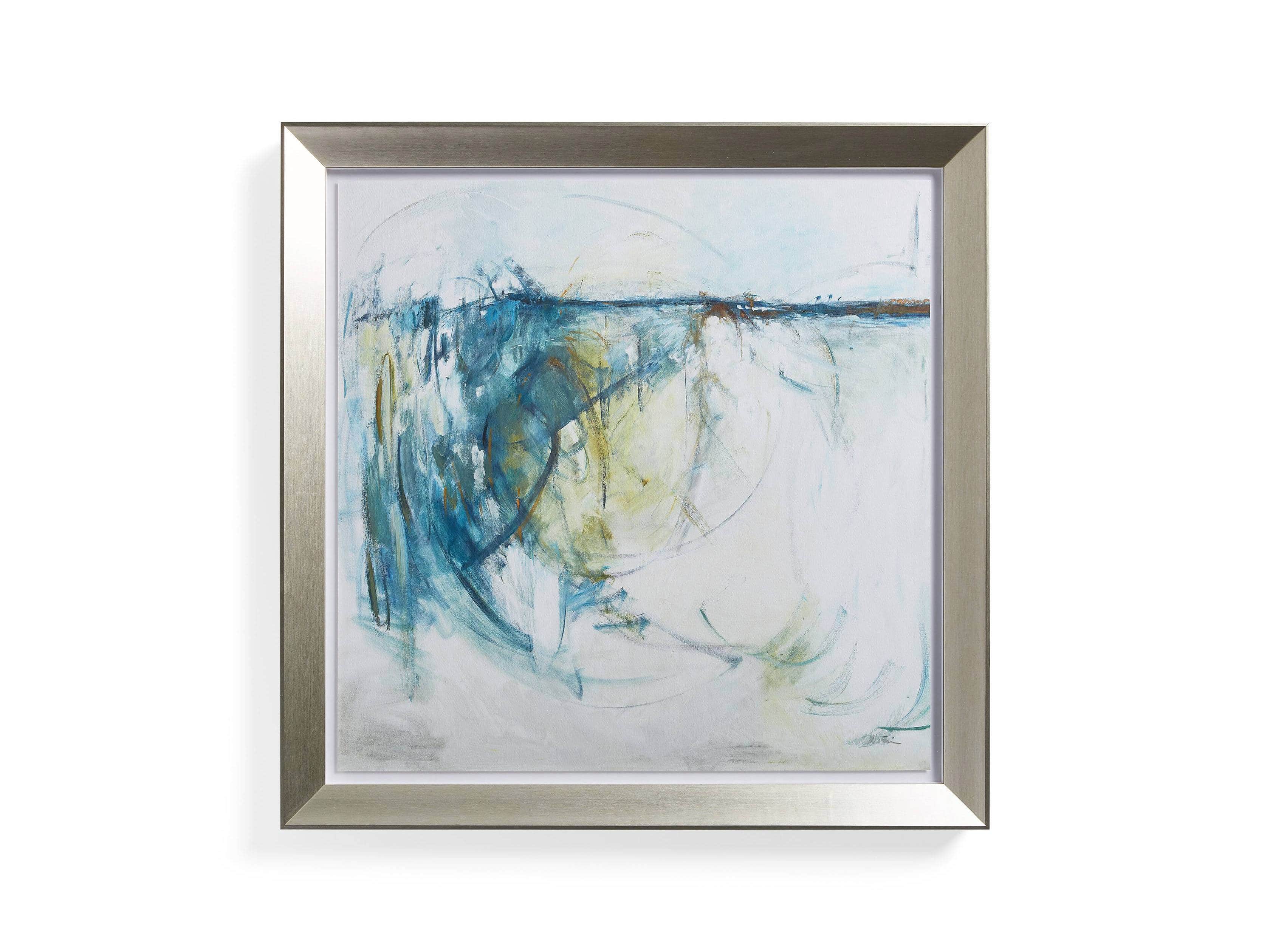 Blue Ellipse 36" Print