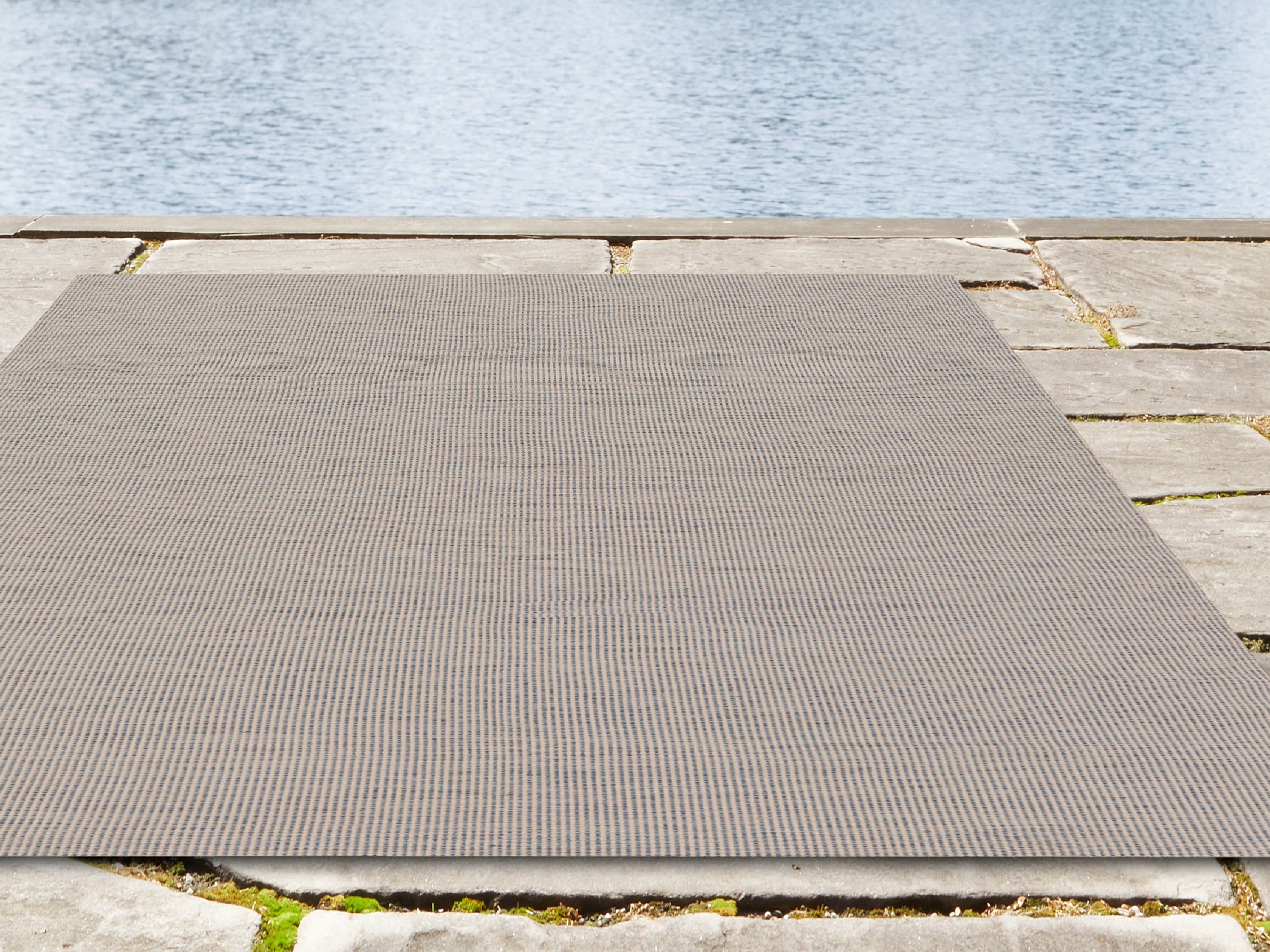 Collins 5' x 7'6" Outdoor Rug in Taupe