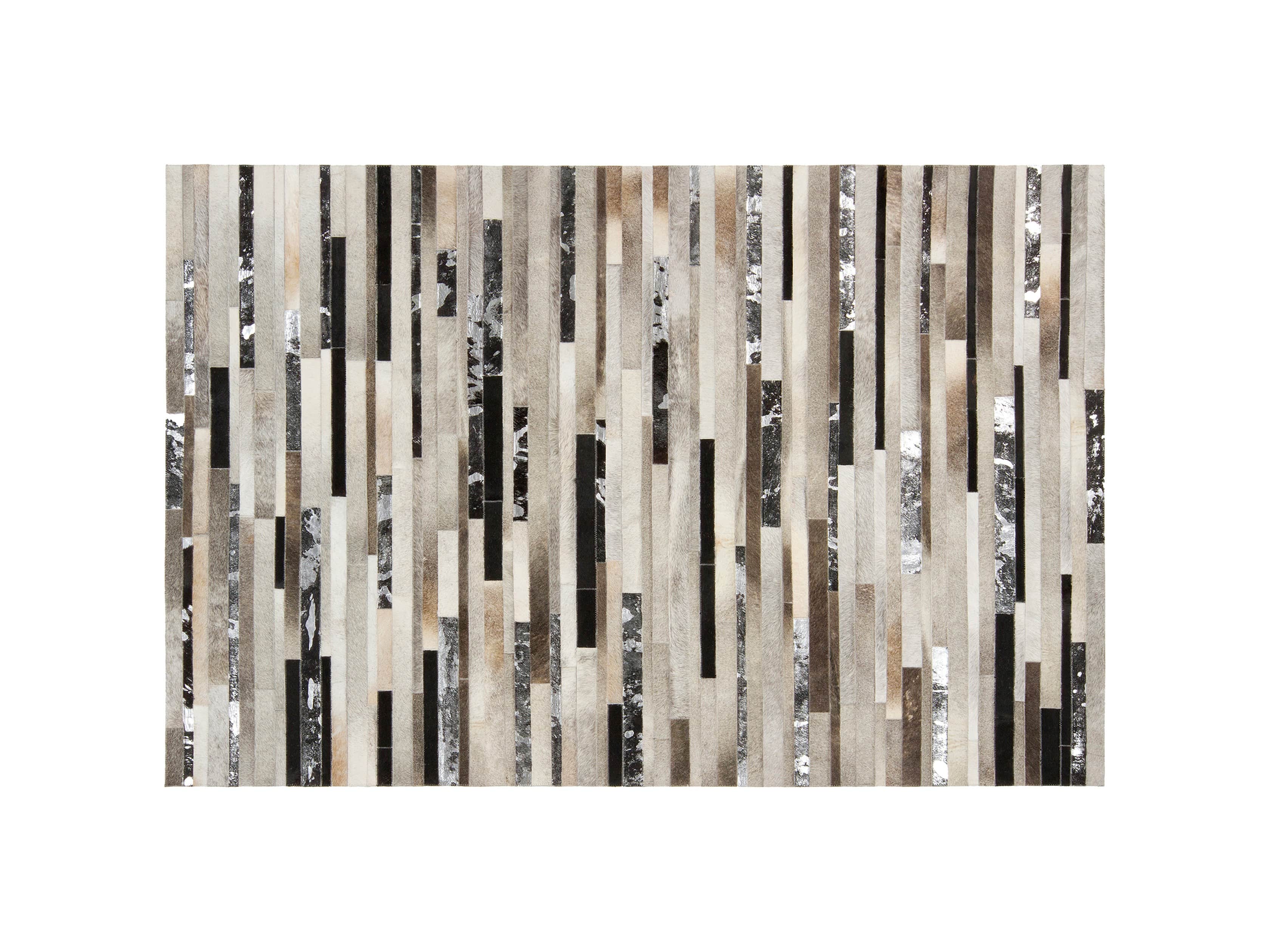 Corinne 5' X 8' Hair On Hide Striped Rug, slide 5 of 5