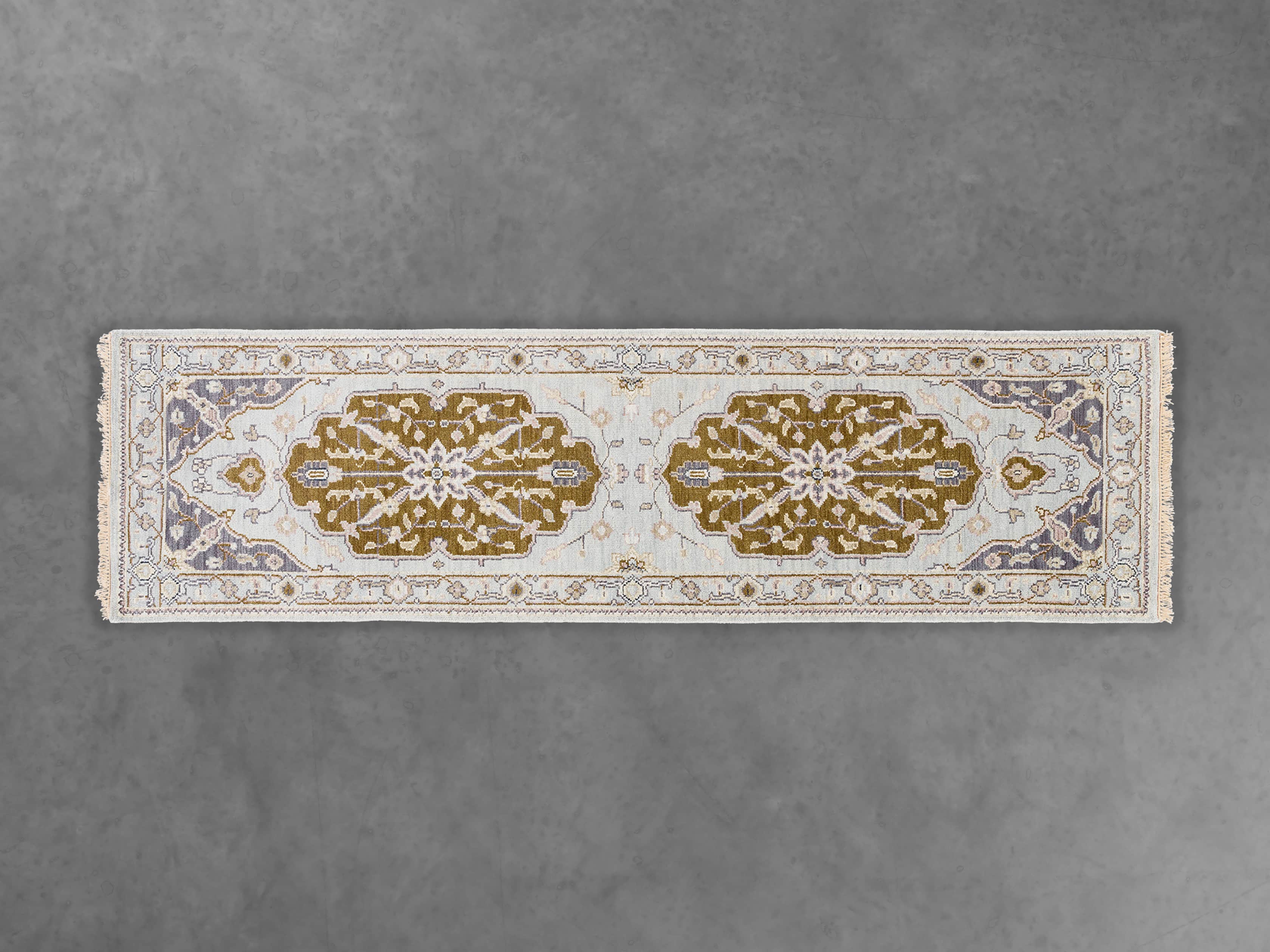 Evgenia 2' 6" X 8' Hand Knotted Floral Runner