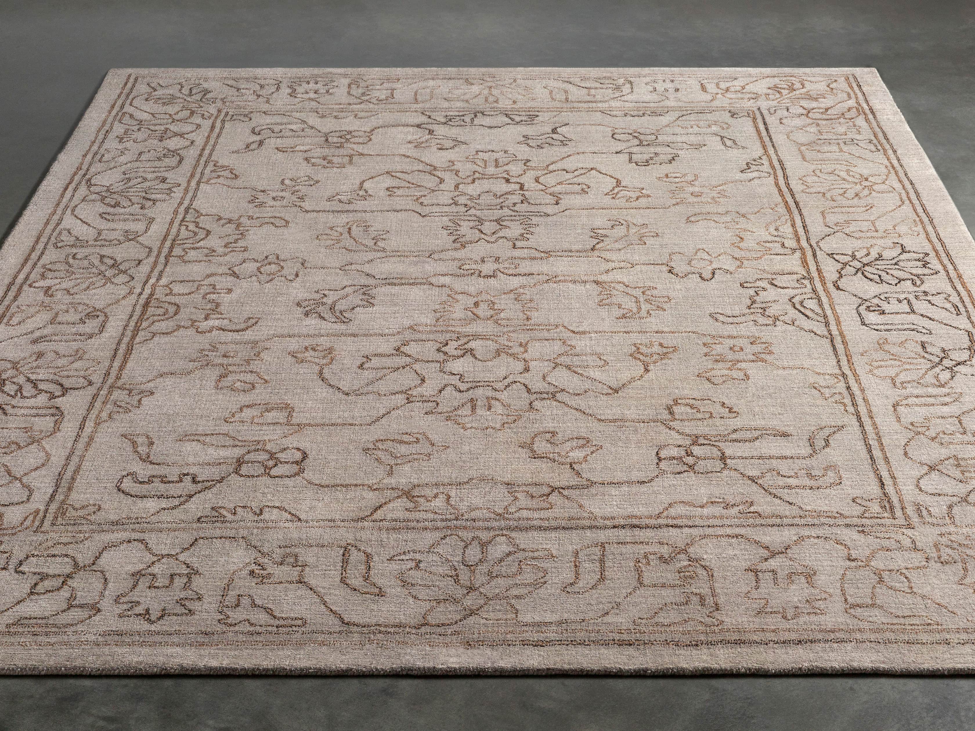 Jaden 4' X 6' Hand Loomed Rug in Light Grey, slide 2 of 4