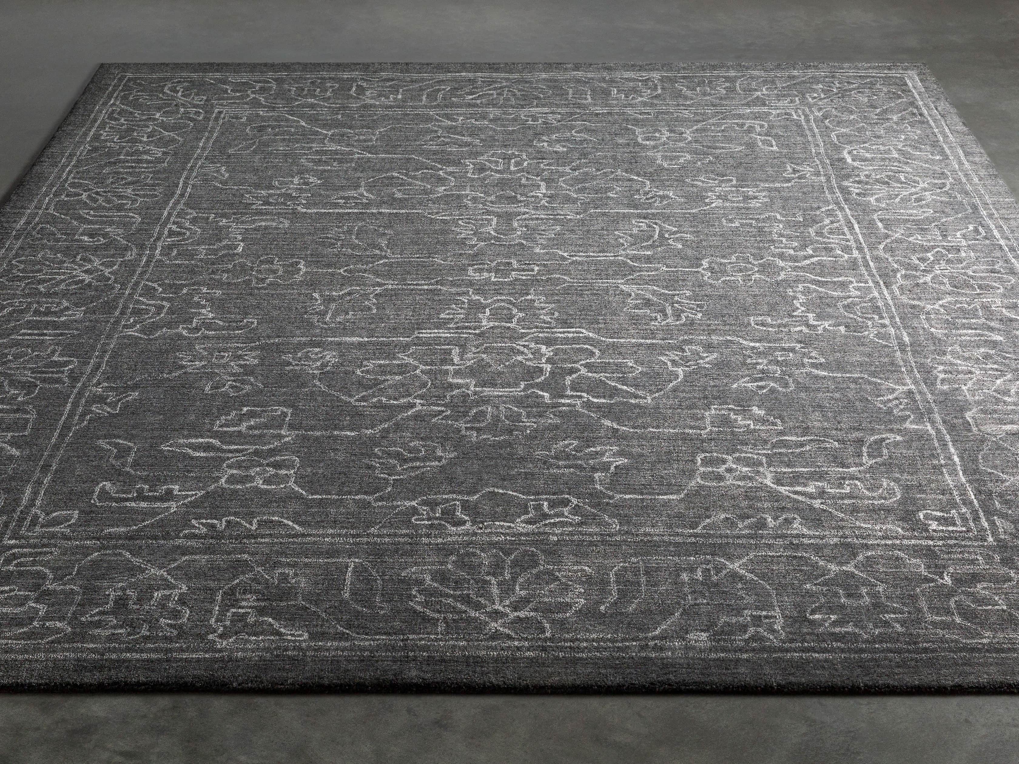 Jaden 8' X 10' Hand Loomed Rug in Charcoal, slide 2 of 4
