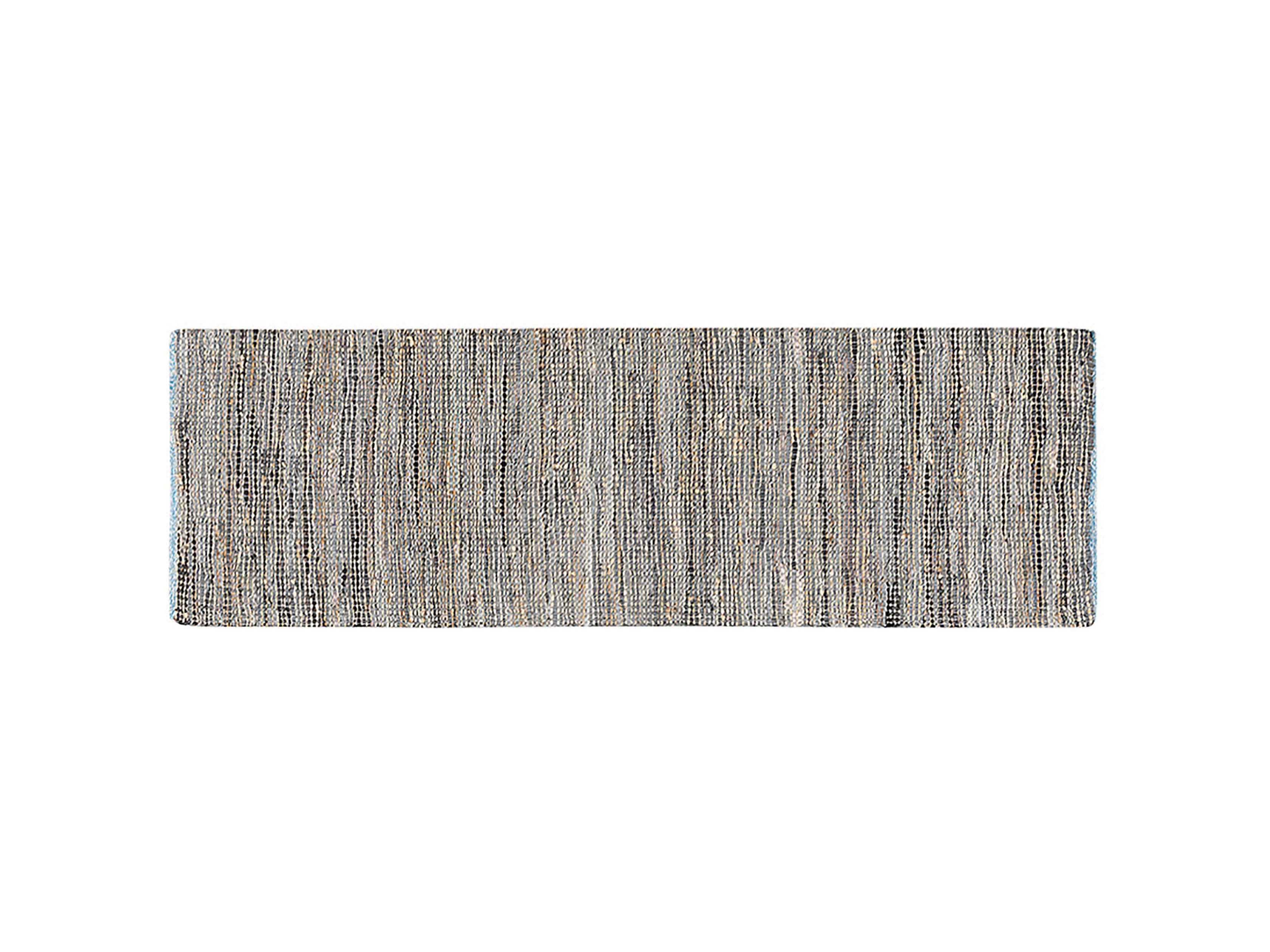 Joelle 2' 6" X 8' Natural Fiber Solid Runner In Slate