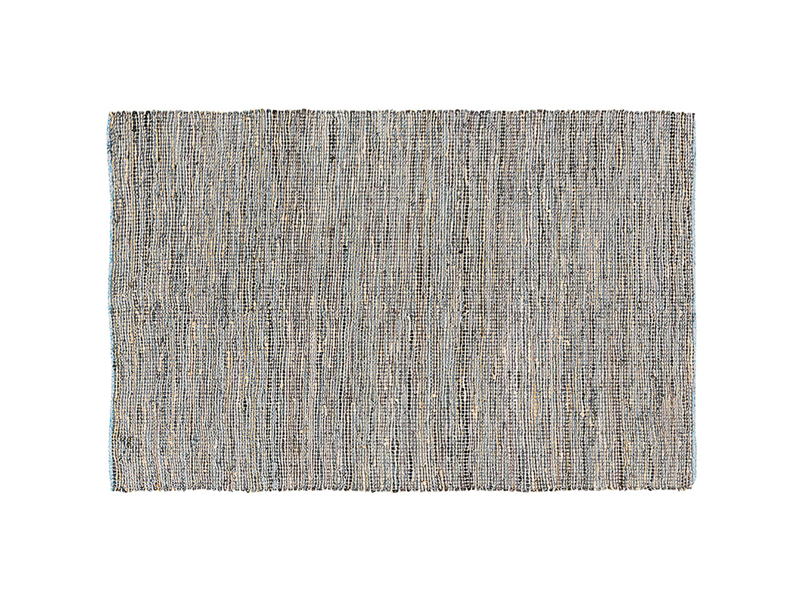 Joelle 5' X 8' Natural Fiber Solid Rug In Slate