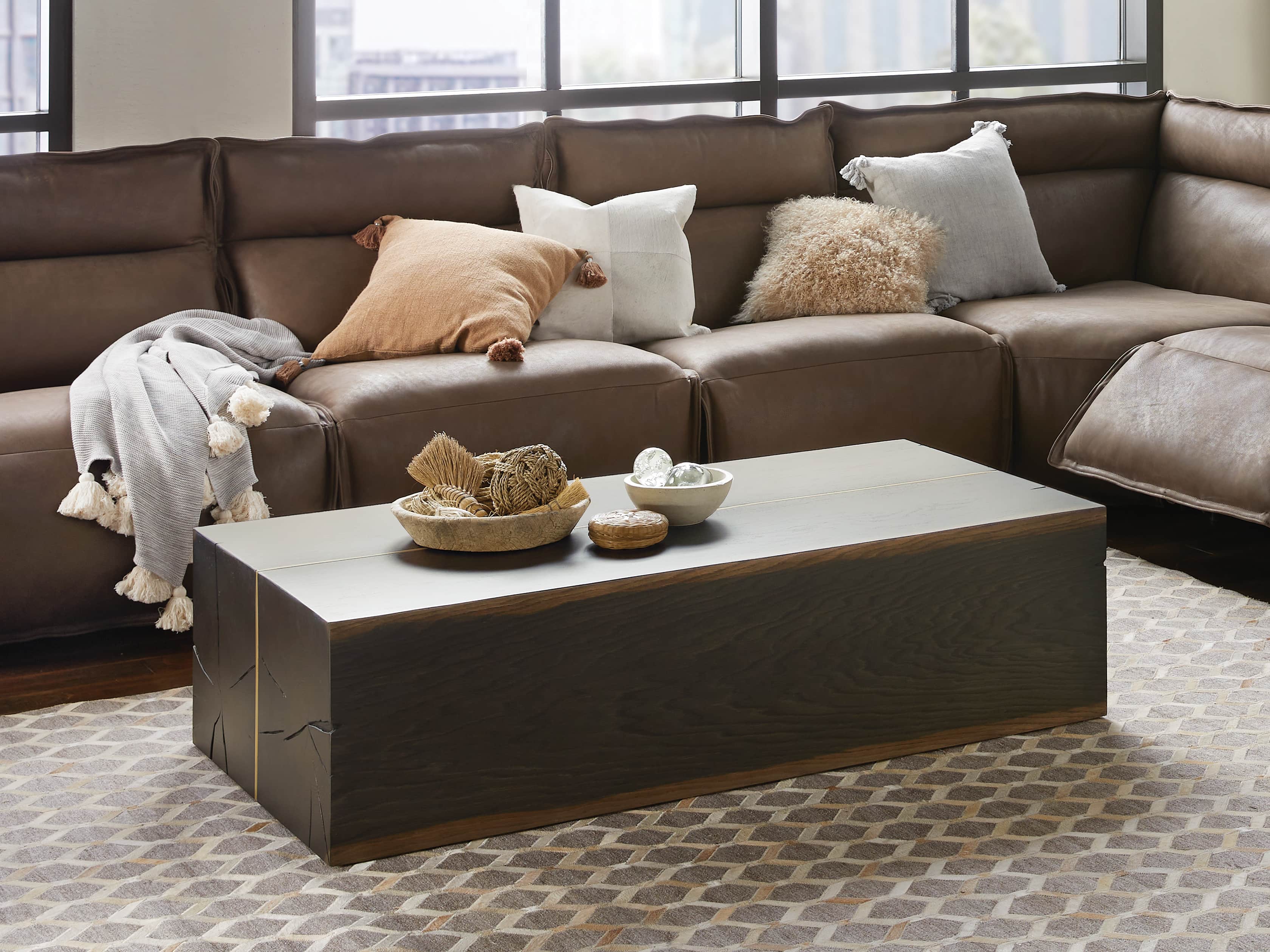Kaplan 5' x 7'6? Hide in Taupe, slide 3 of 4