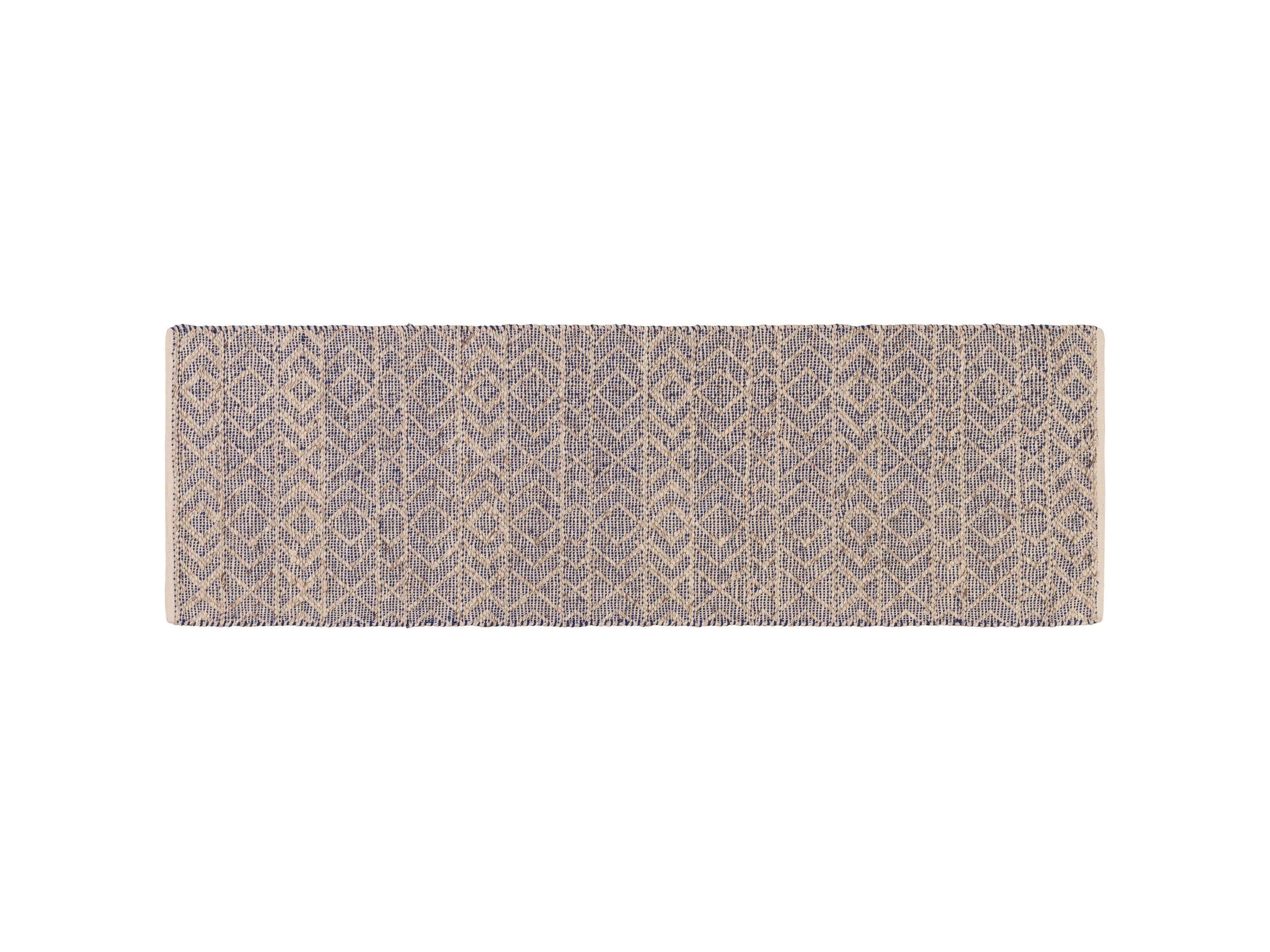 Lacie 2'6" x 8' blue Handwoven Runner, slide 1 of 1